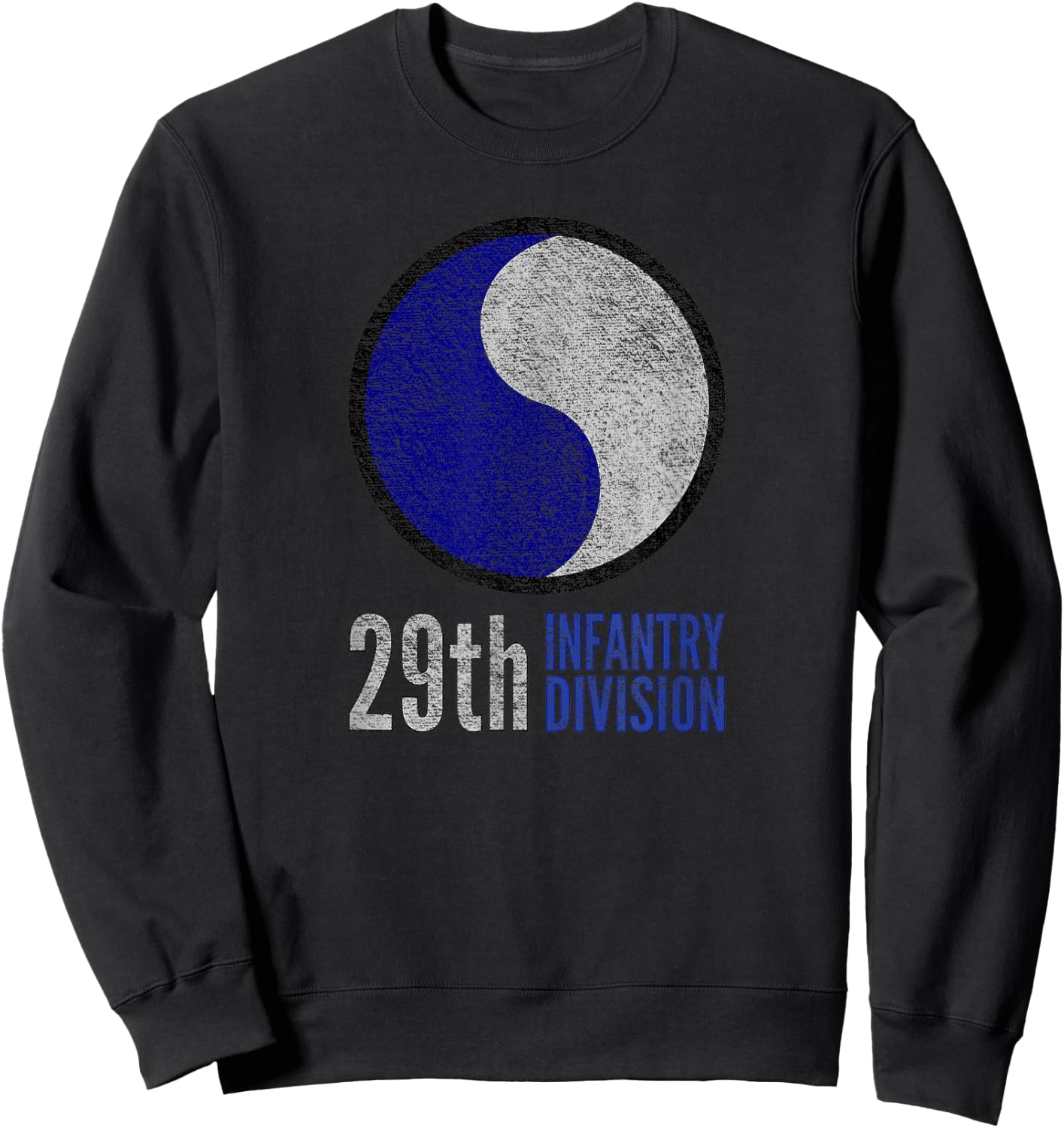 29th Infantry Division Army Sweatshirt - Sweatshirt | Black