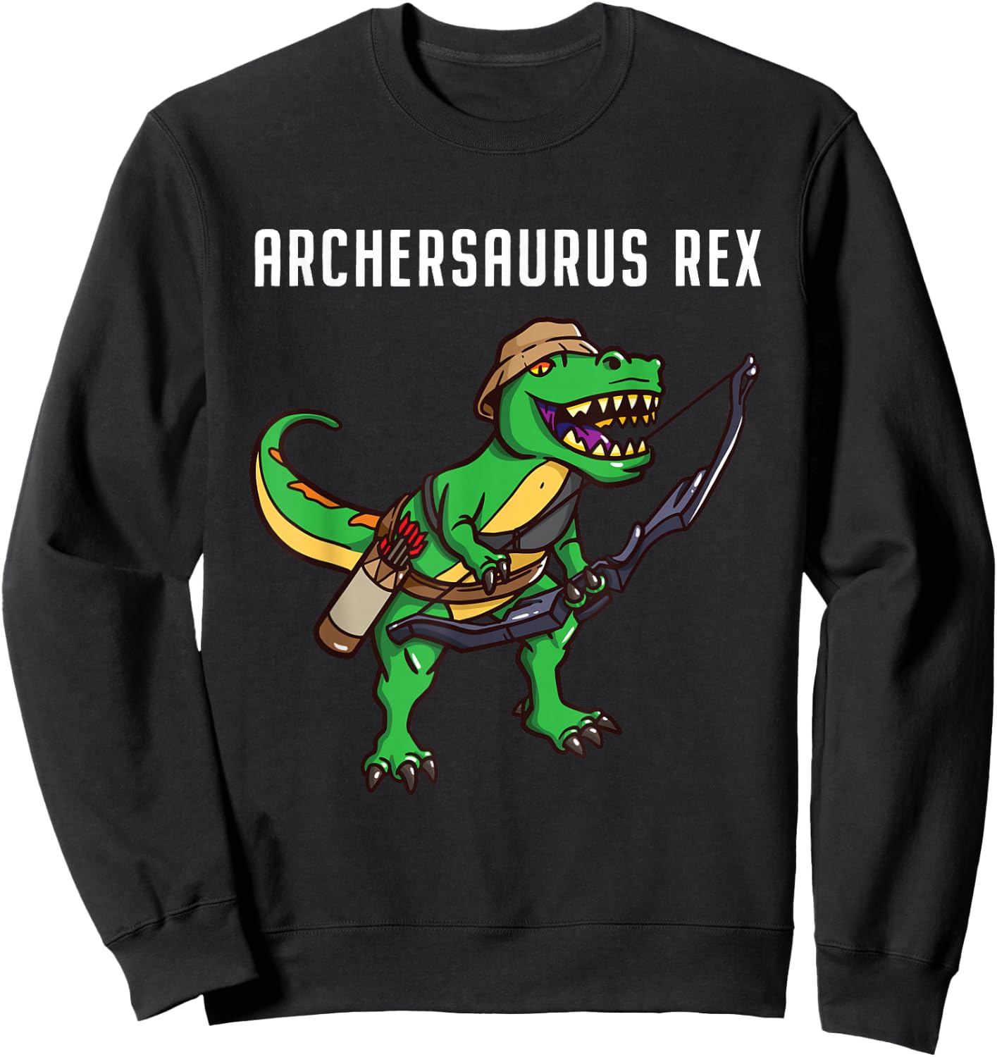 Archery Bow Hunting Shirts for Children Boys Shirt Sweatshirt - Sweatshirt | Black