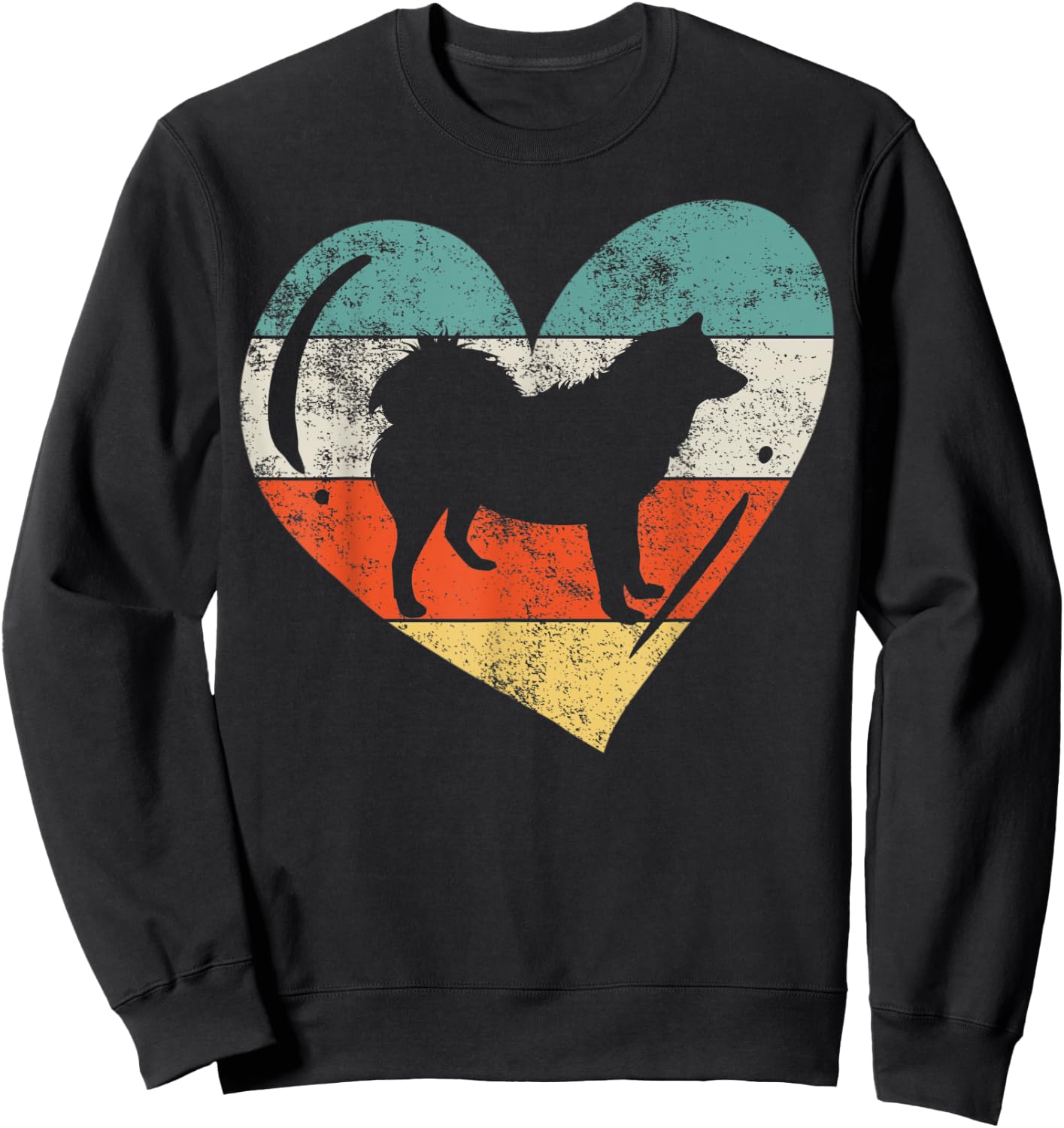 American Eskimo Husky Sweatshirt - Sweatshirt | Black