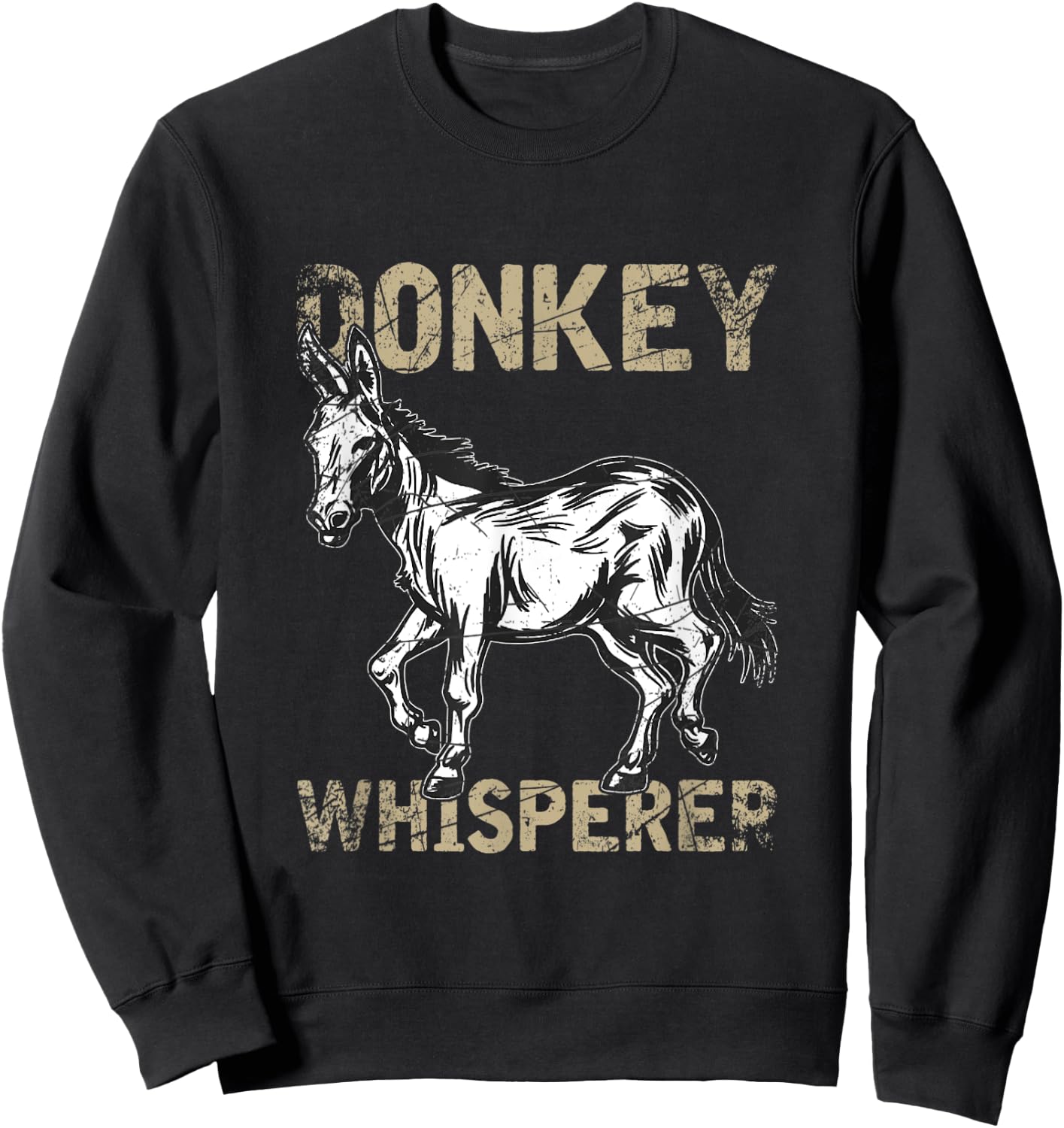 Donkey Whisperer Donkey Sweatshirt - Sweatshirt | Black