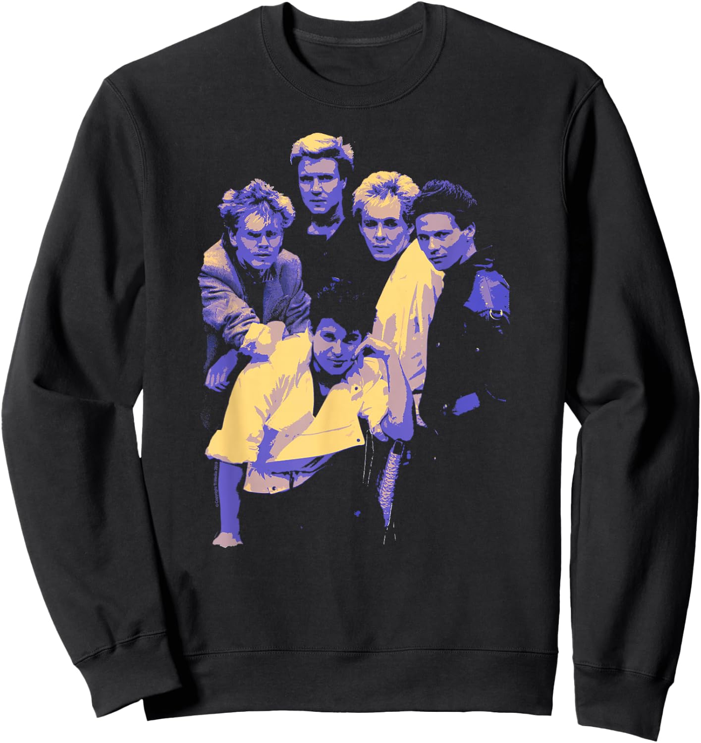 TV Times Duran Duran Band Portrait Blue 1983 Sweatshirt - Sweatshirt | Black