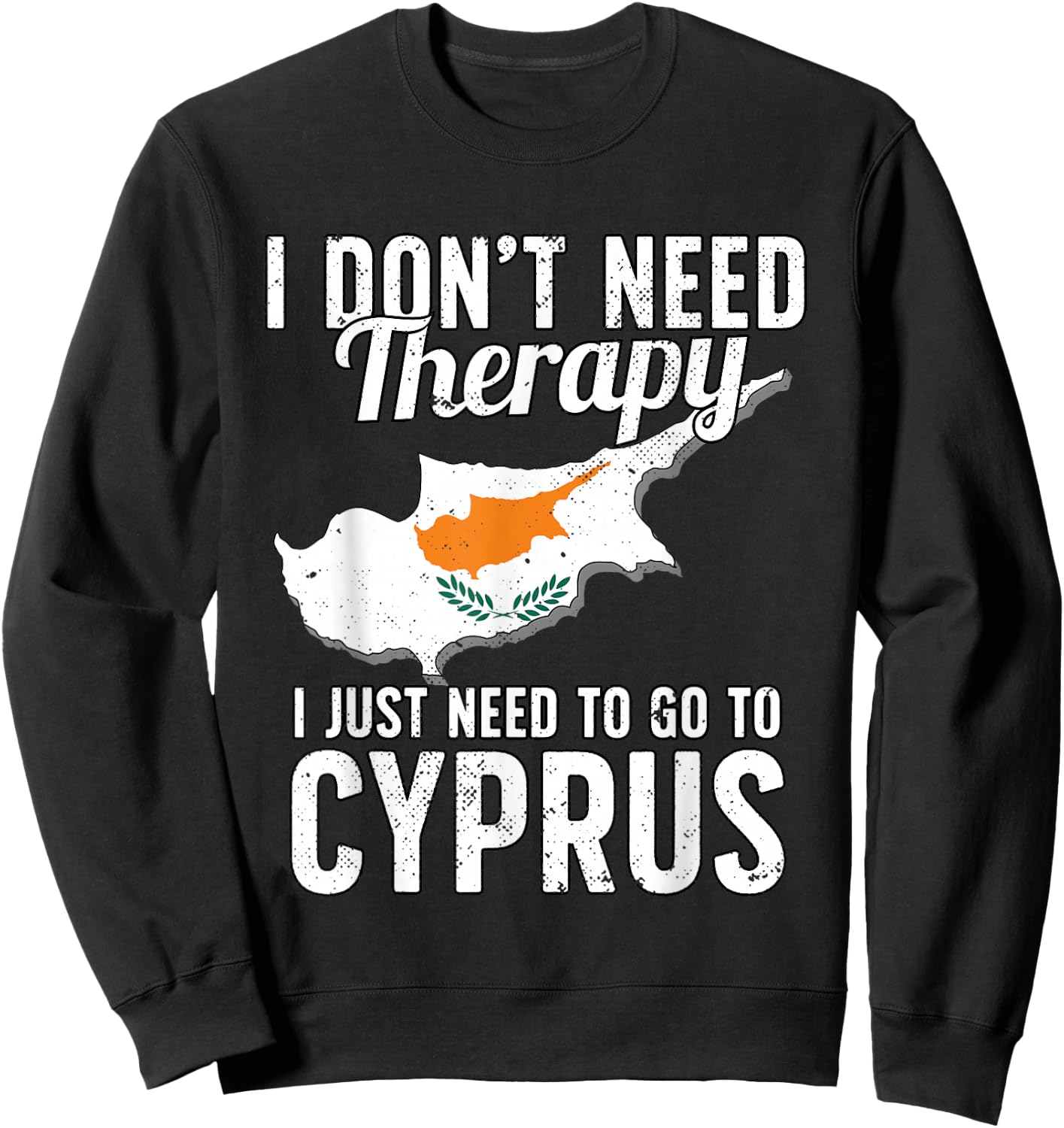 Cyprus Flag I Cyprus Flag I Vacation Cyprus Sweatshirt - Sweatshirt | Black