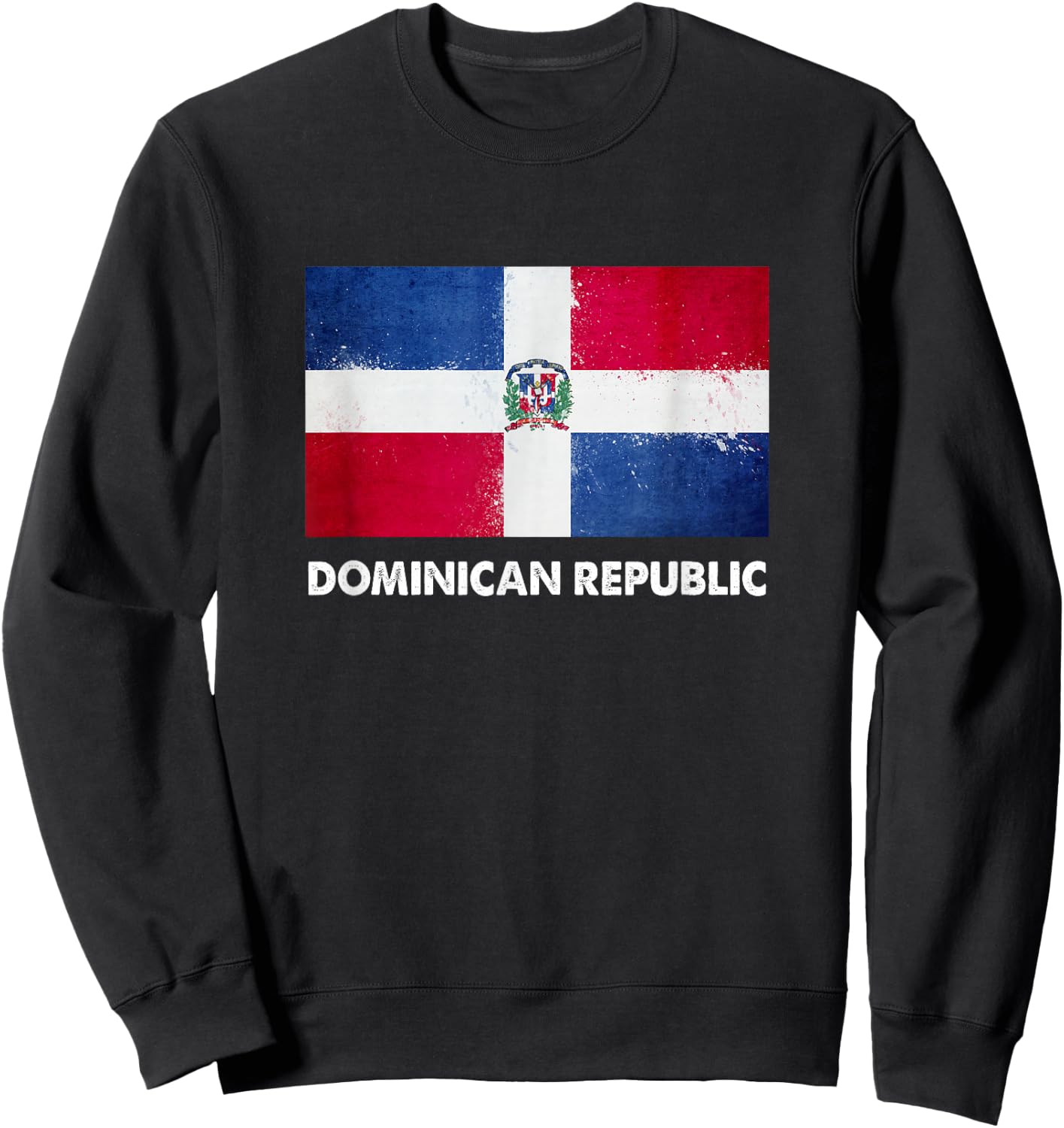 Dominican Republic Flag Shirt | Dominican Sweatshirt - Sweatshirt | Black