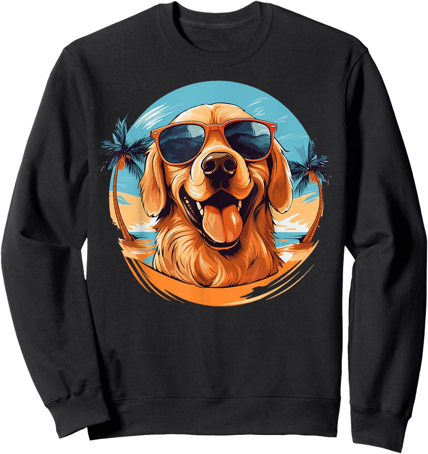 Golden Retriever for Kid Boys Girls Funny Dog Lover Sweatshirt - Sweatshirt | Black