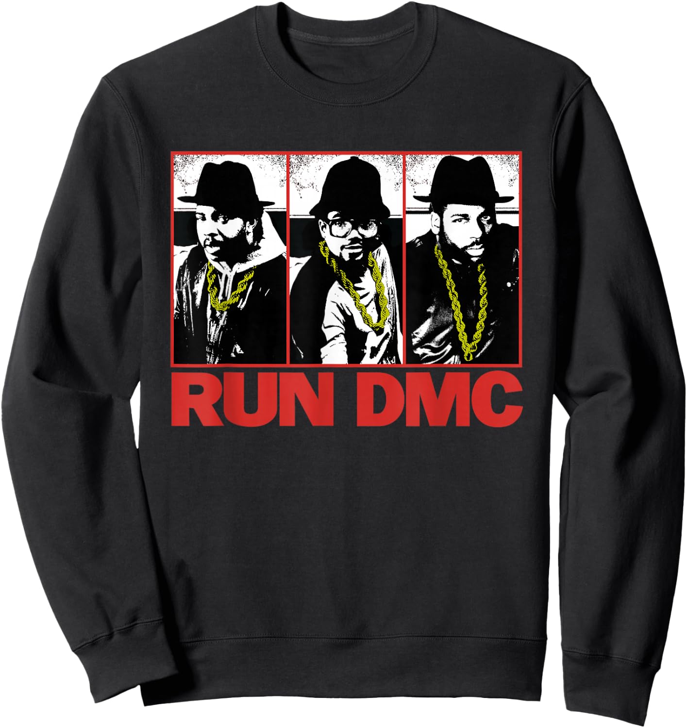 Run DMC Threshold Stills Sweatshirt - Sweatshirt | Black