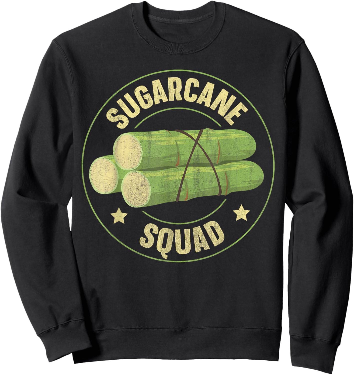 Sugarcane Squad Design for a Sugarcane farmer Sweatshirt - Sweatshirt | Black