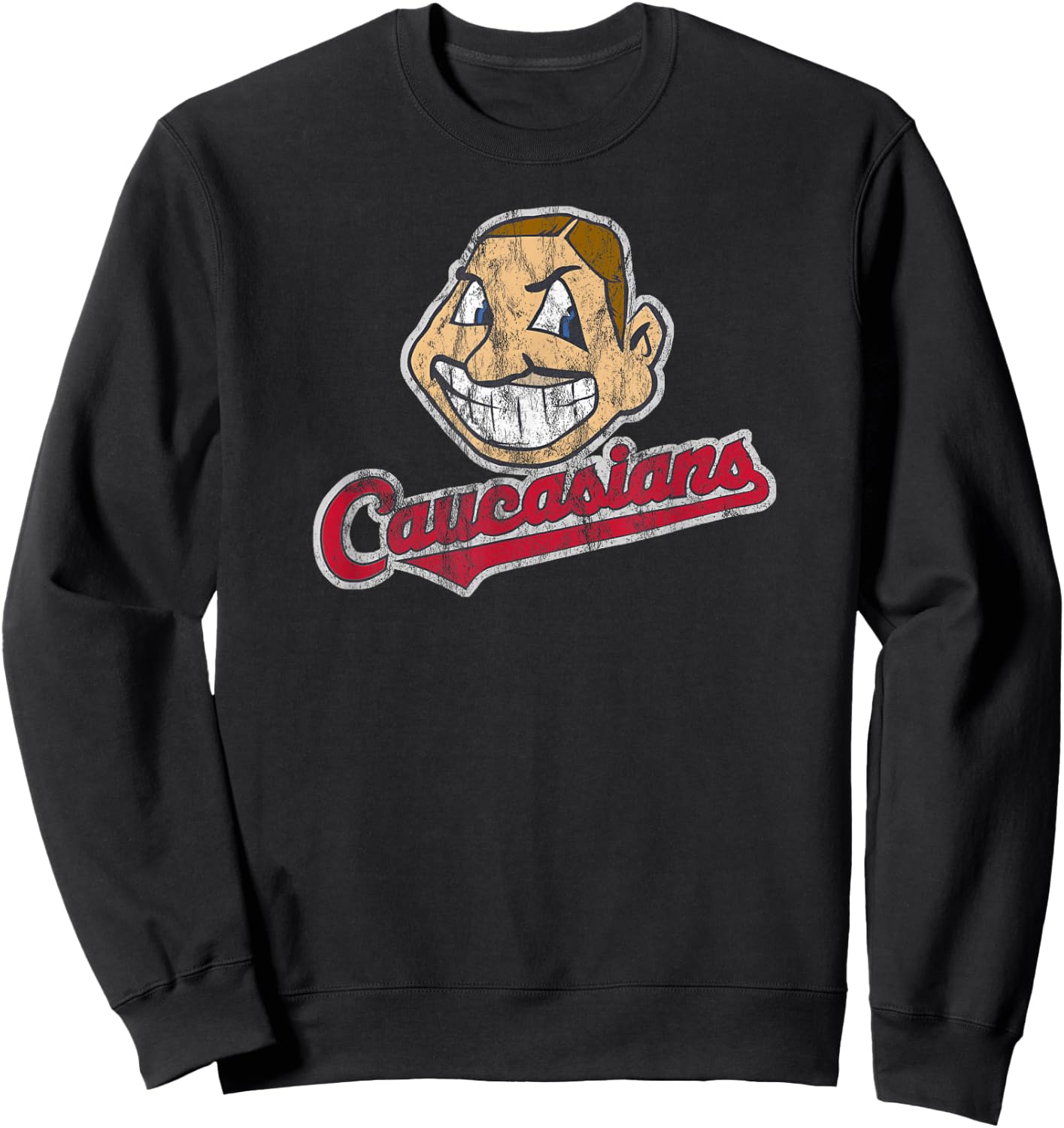 Caucasians THE ORIGINAL Sweatshirt - Sweatshirt | Black