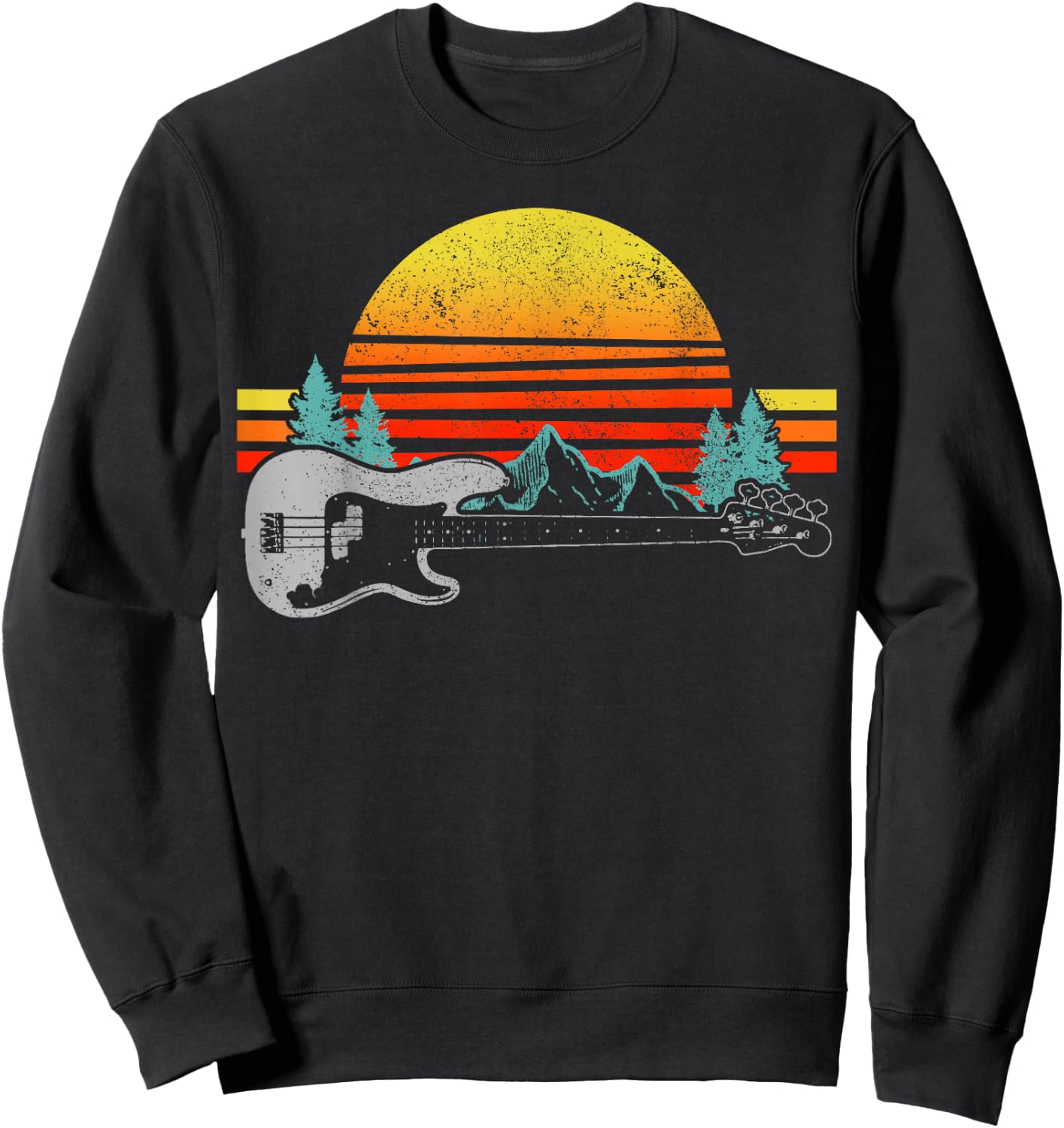 Bass Bassist Bass Guitar Musician Funny Gift Sweatshirt - Sweatshirt | Black