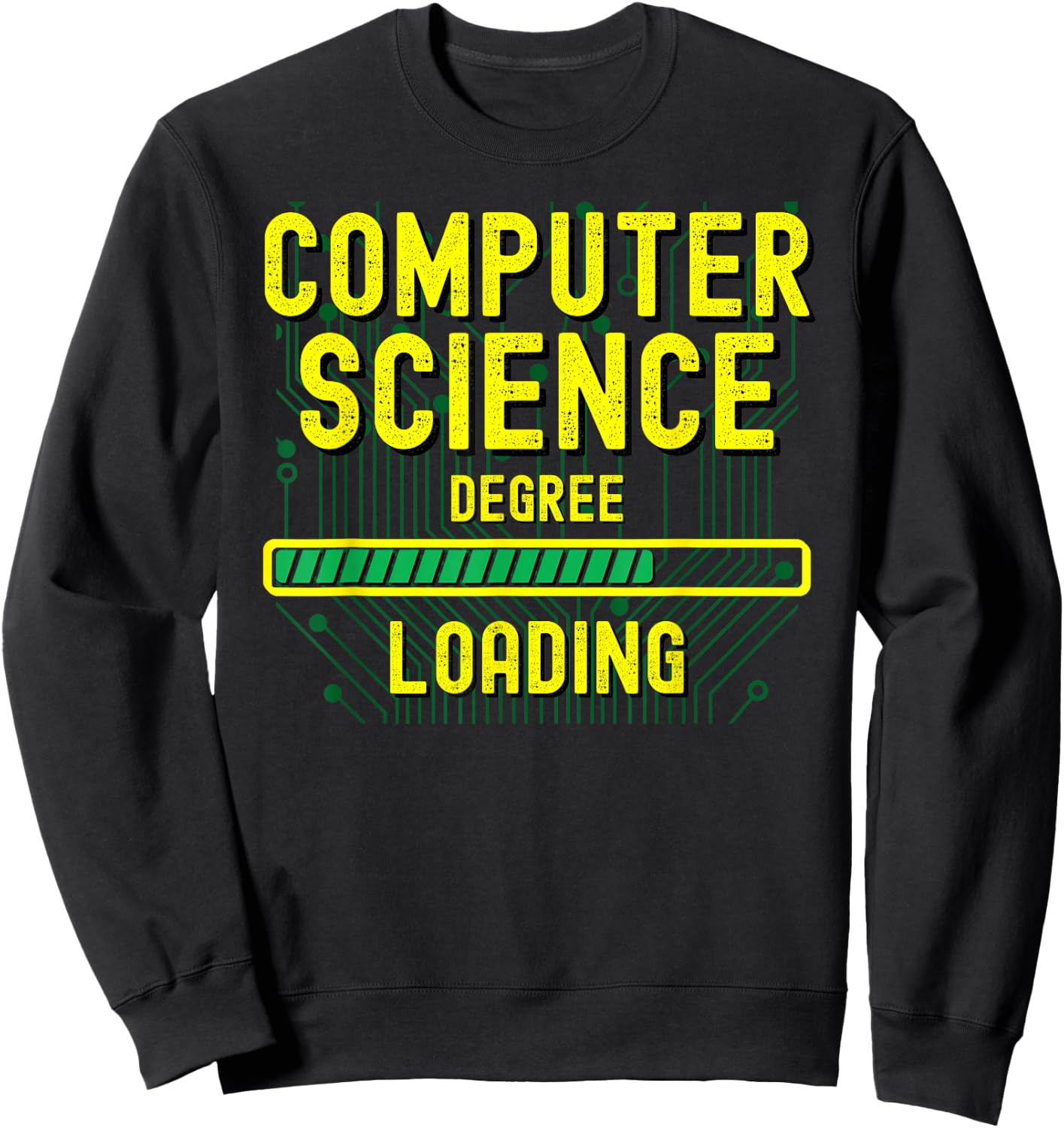 Computer Science Degree Gift Computer Science Degree Loading Sweatshirt - Sweatshirt | Black