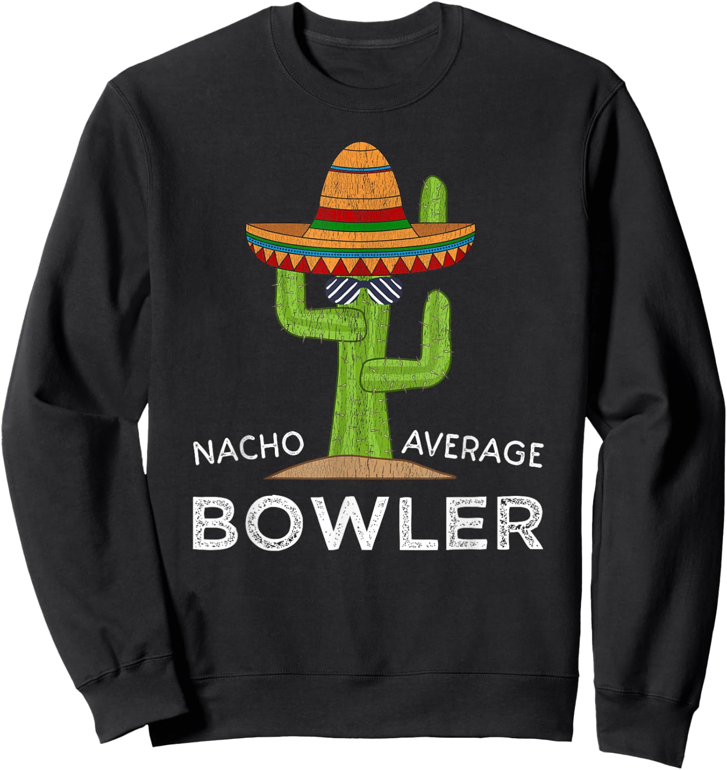 Fun Hilarious Bowler Joke Humor | Funny Bowling Saying Sweatshirt - Sweatshirt | Black