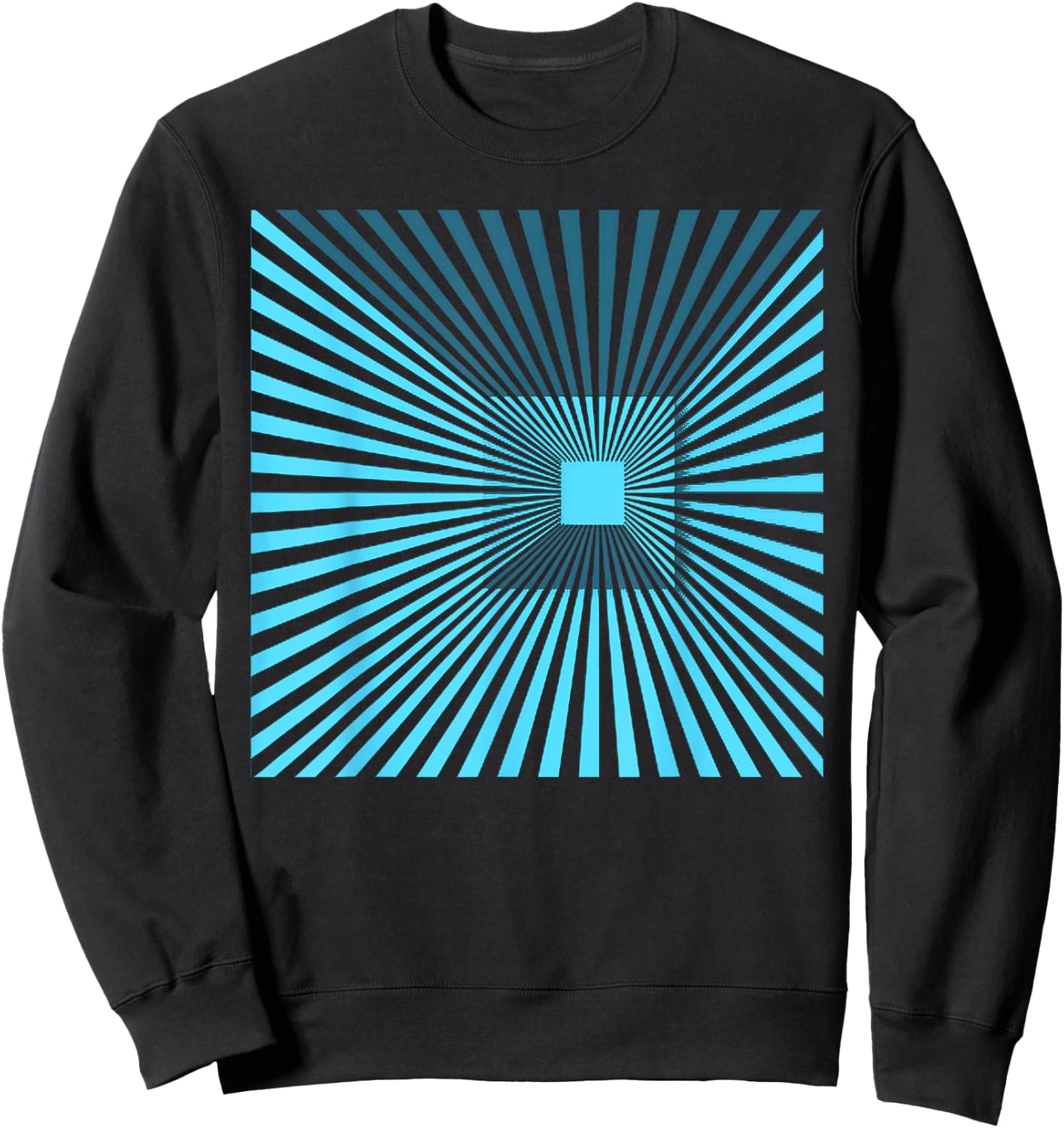 Graphic optical illusion Sweatshirt - Sweatshirt | Black