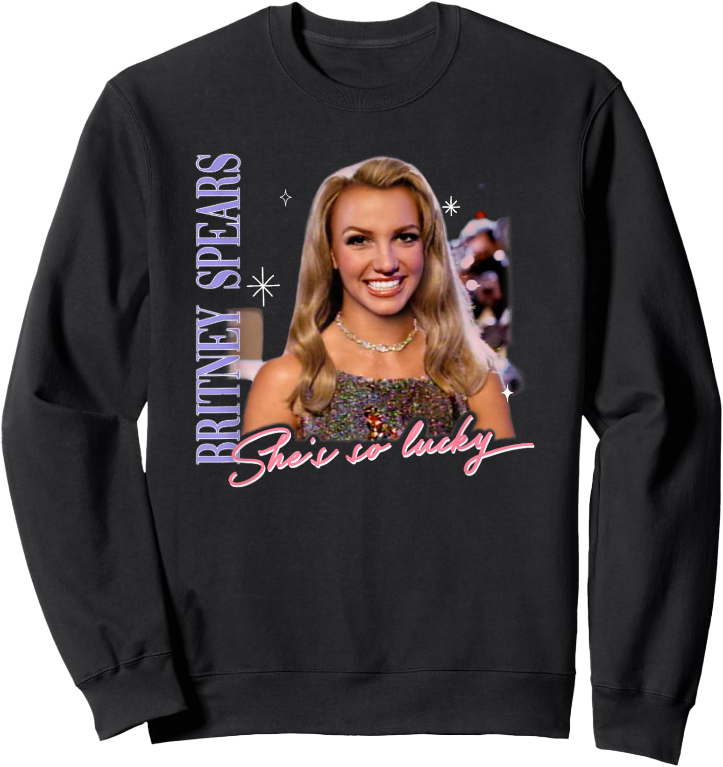 Britney Spears - She's So Lucky Sweatshirt - Sweatshirt | Black