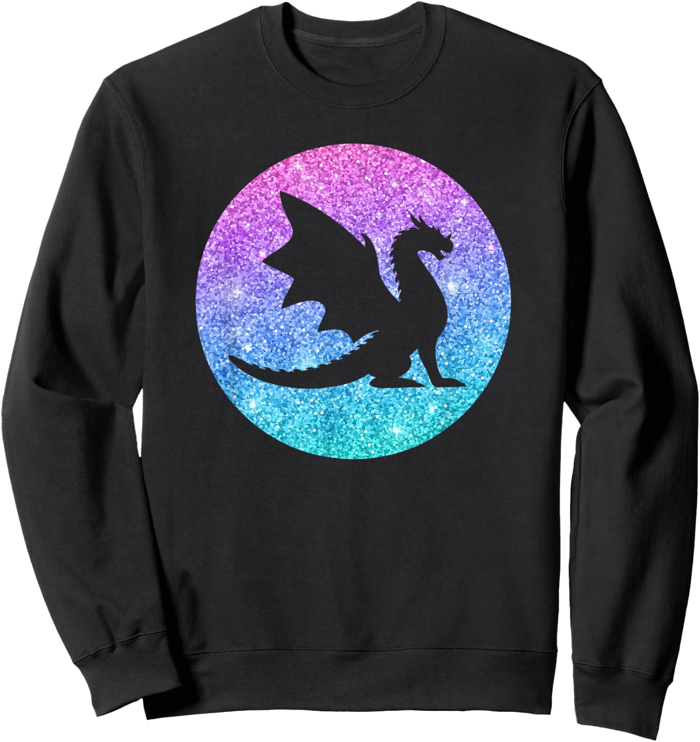 Trendy Dragon Gift Girls Teens And Women Sweatshirt - Sweatshirt | Black