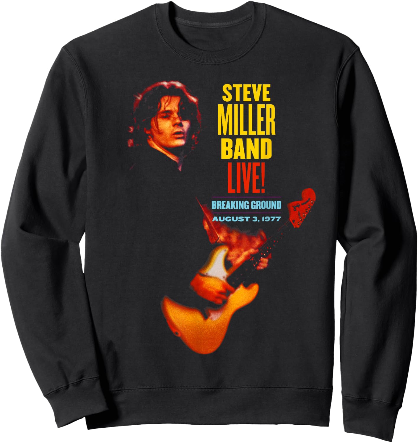 Steve Miller Band - Breaking Ground Live Sweatshirt - Sweatshirt | Black