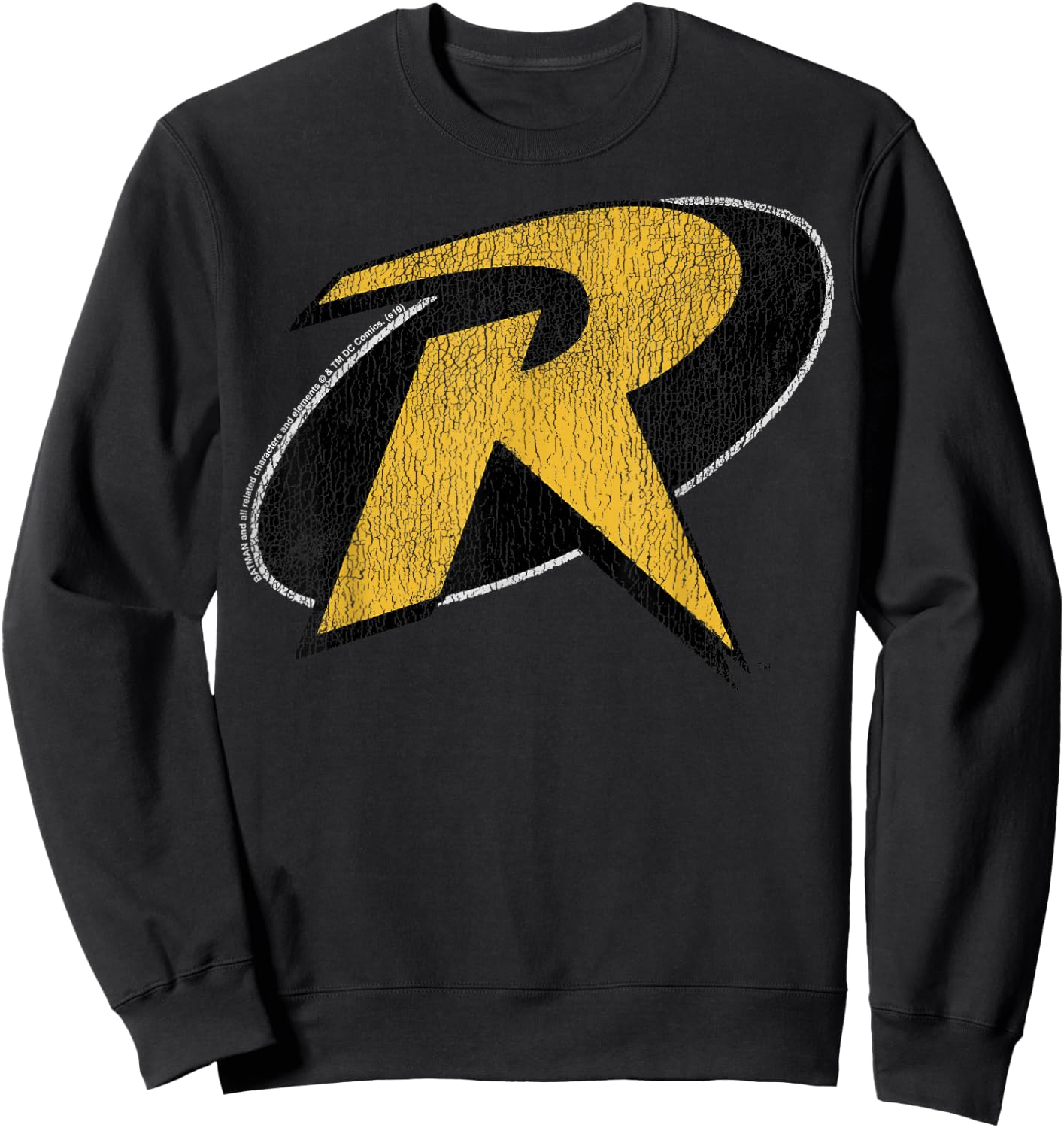 DC Comics Batman Red Robin Logo Small Sweatshirt - Sweatshirt | Black