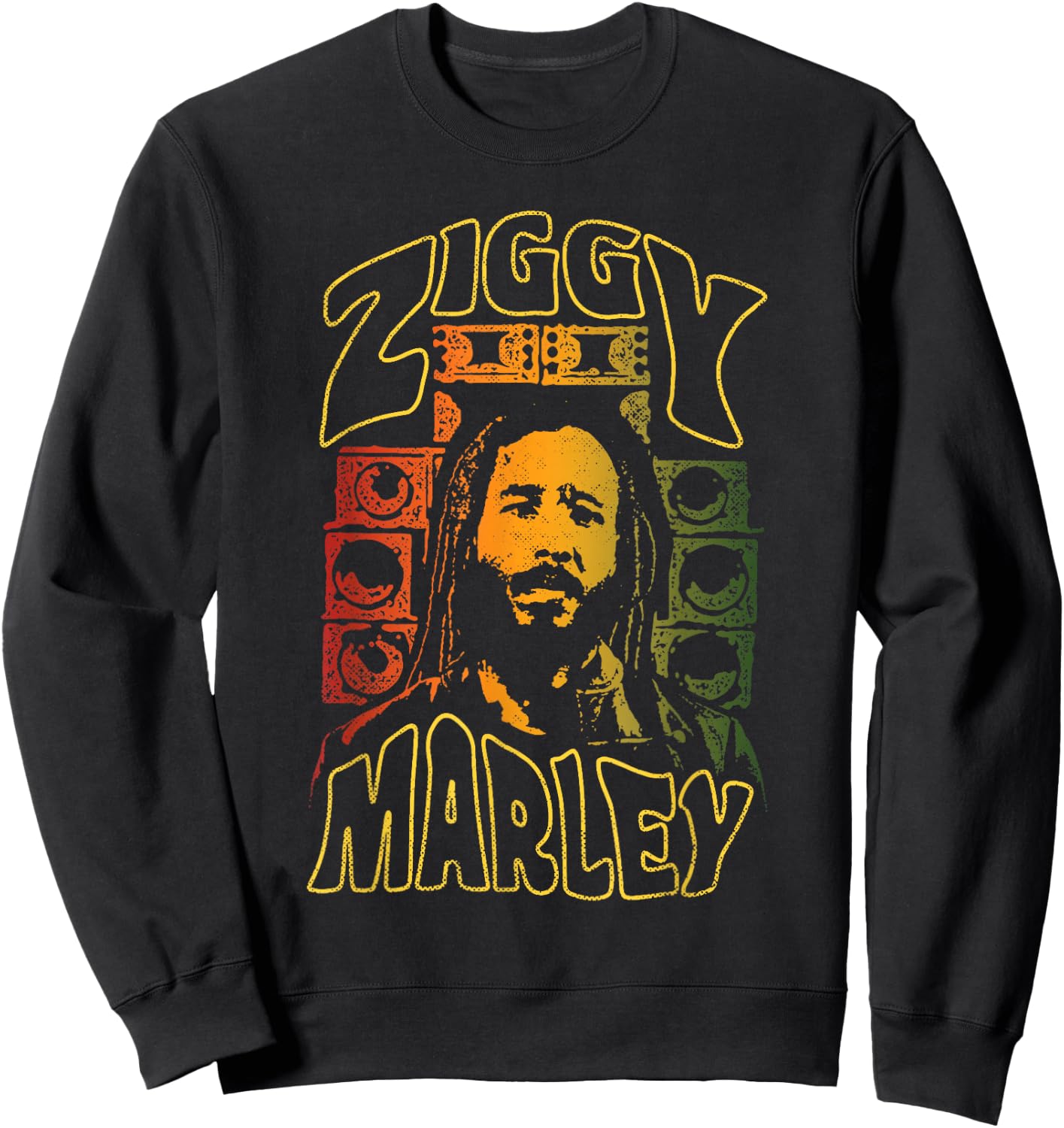 Ziggy Marley - Official Merchandise - Sound System Sweatshirt - Sweatshirt | Black