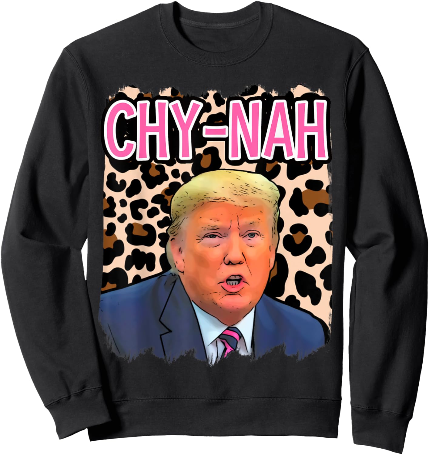 Funny Donald trump cute china humor chynah 2020 election Sweatshirt - Sweatshirt | Black