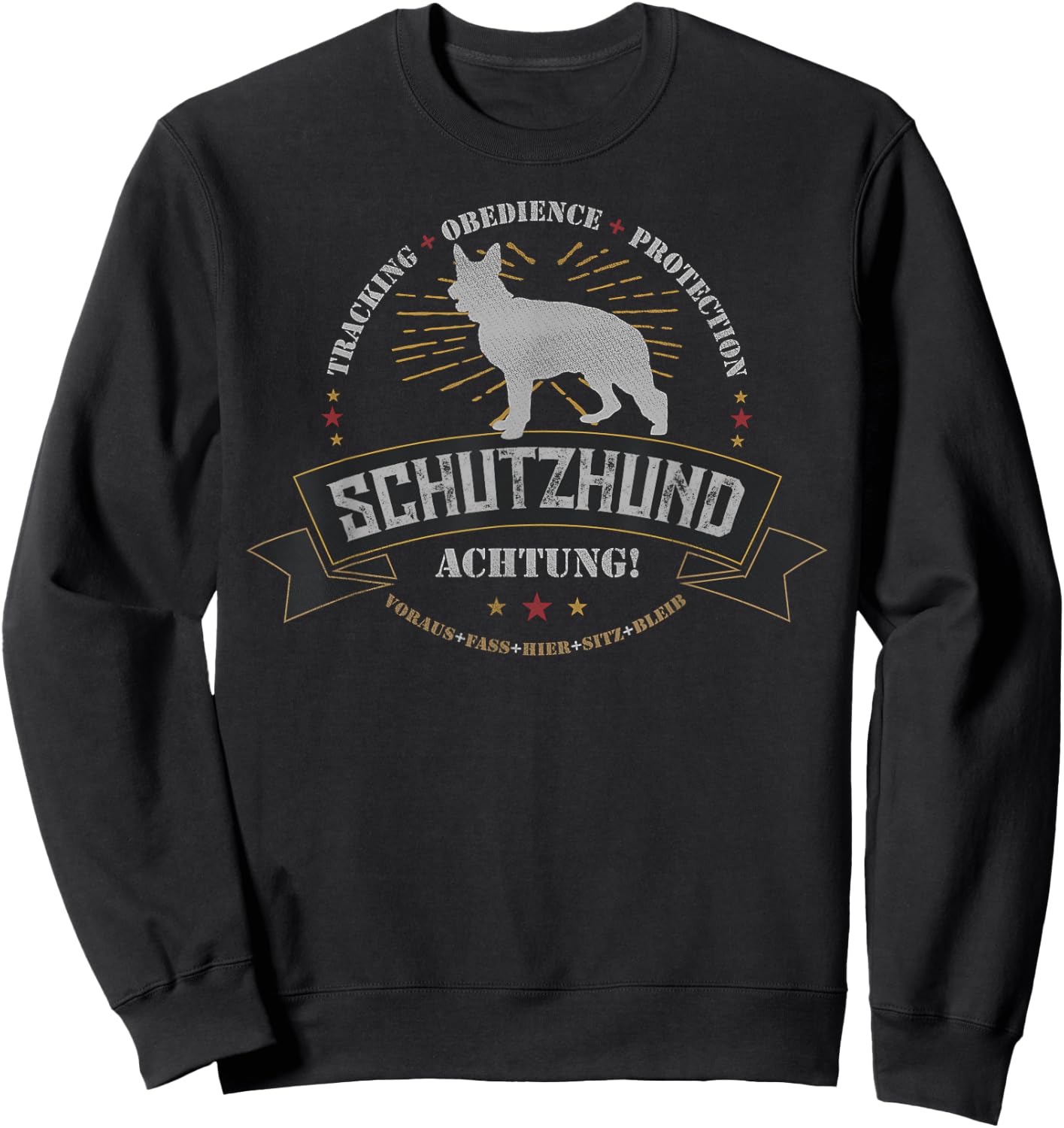 Schutzhund German Shepherd Hundesport Dog Training Handlers Sweatshirt - Sweatshirt | Black