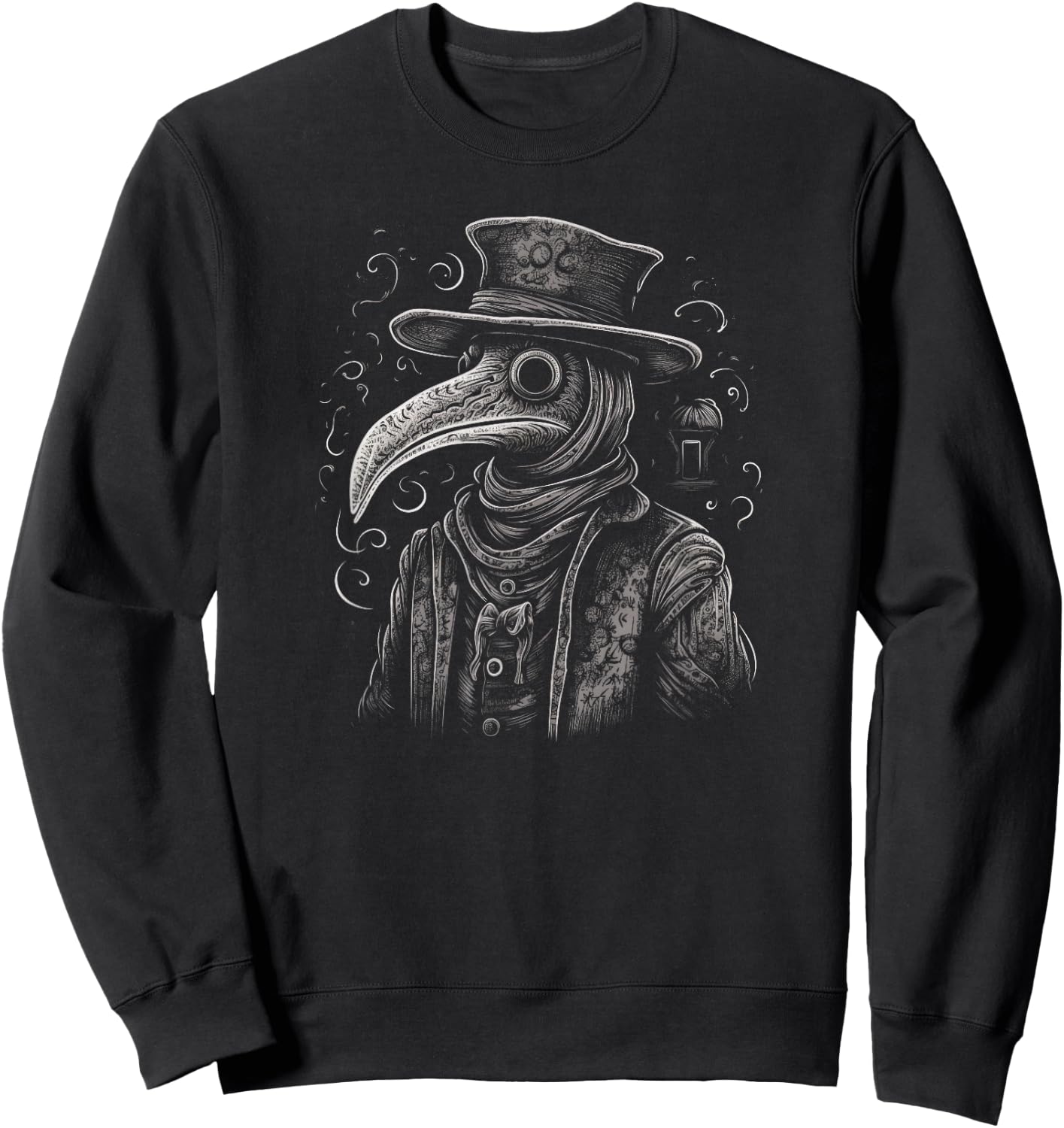Funny Plague Doctor cool Grunge Style leeches medical Sweatshirt - Sweatshirt | Black