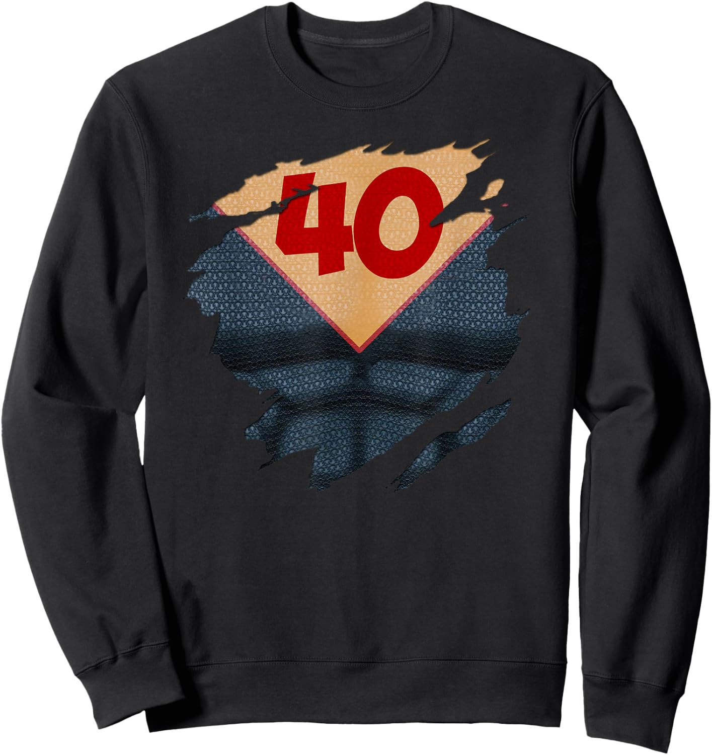 40th Birthday Comic Book Superhero Born In 1985 Sweatshirt - Sweatshirt | Black