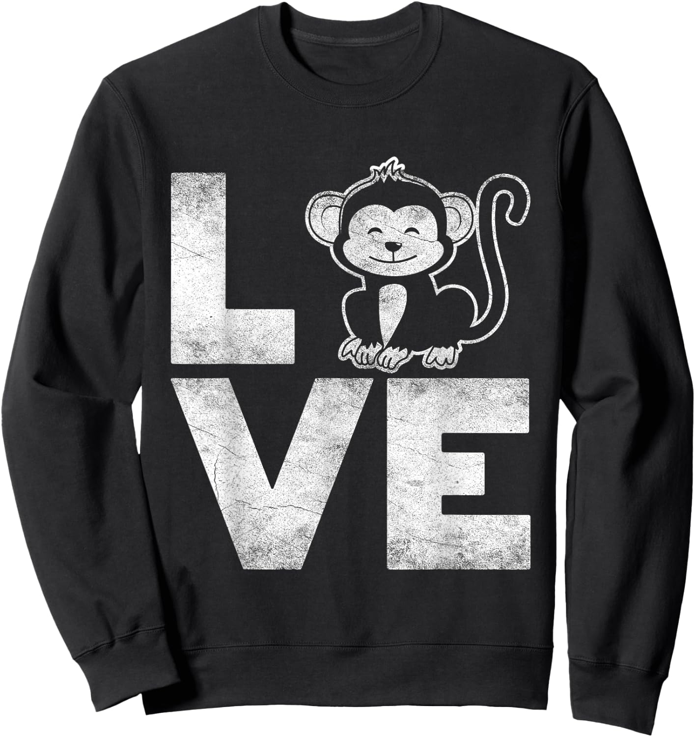 Love Monkey Sweatshirt - Sweatshirt | Black