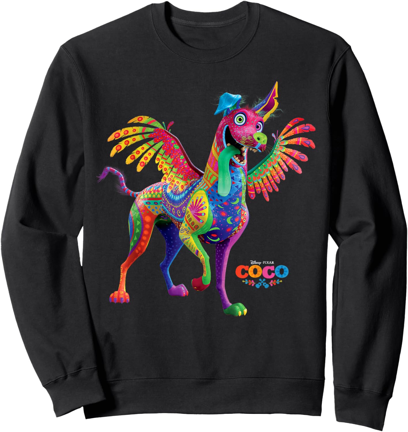 Disney Pixar Coco Dante Alebrije Spirit Animal Sweatshirt - Sweatshirt | Black