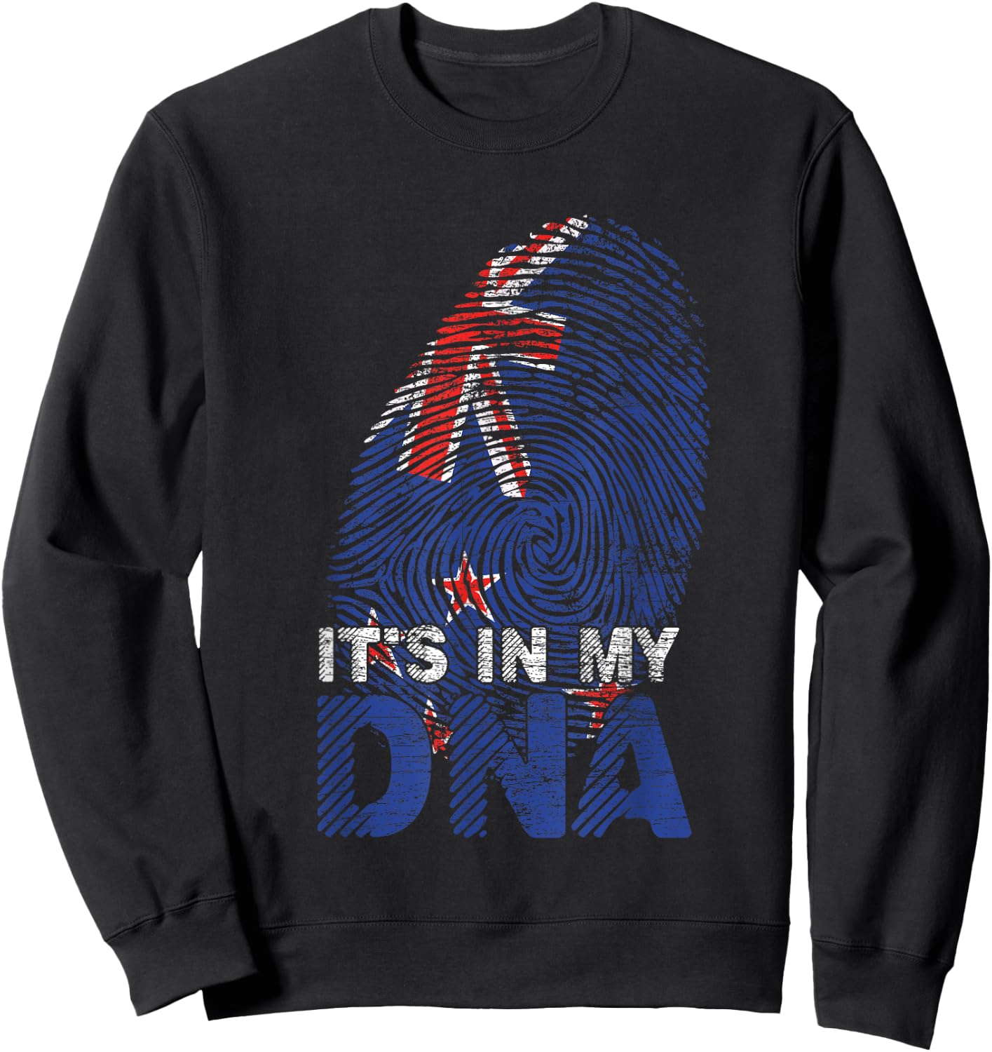 New Zealand Flag Gift Kiwi New Zealand Sweatshirt - Sweatshirt | Black