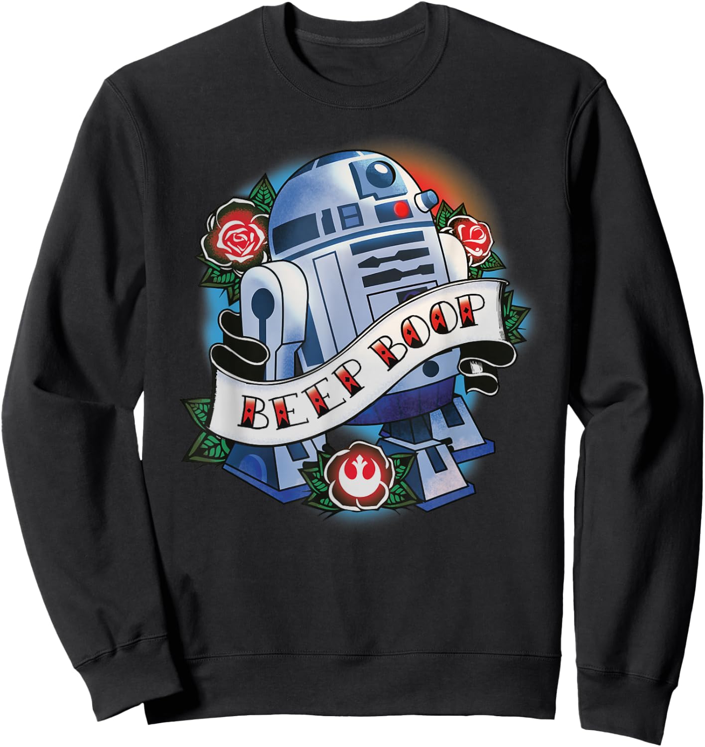 Star Wars R2-D2 Tattoo Art Sweatshirt - Sweatshirt | Black