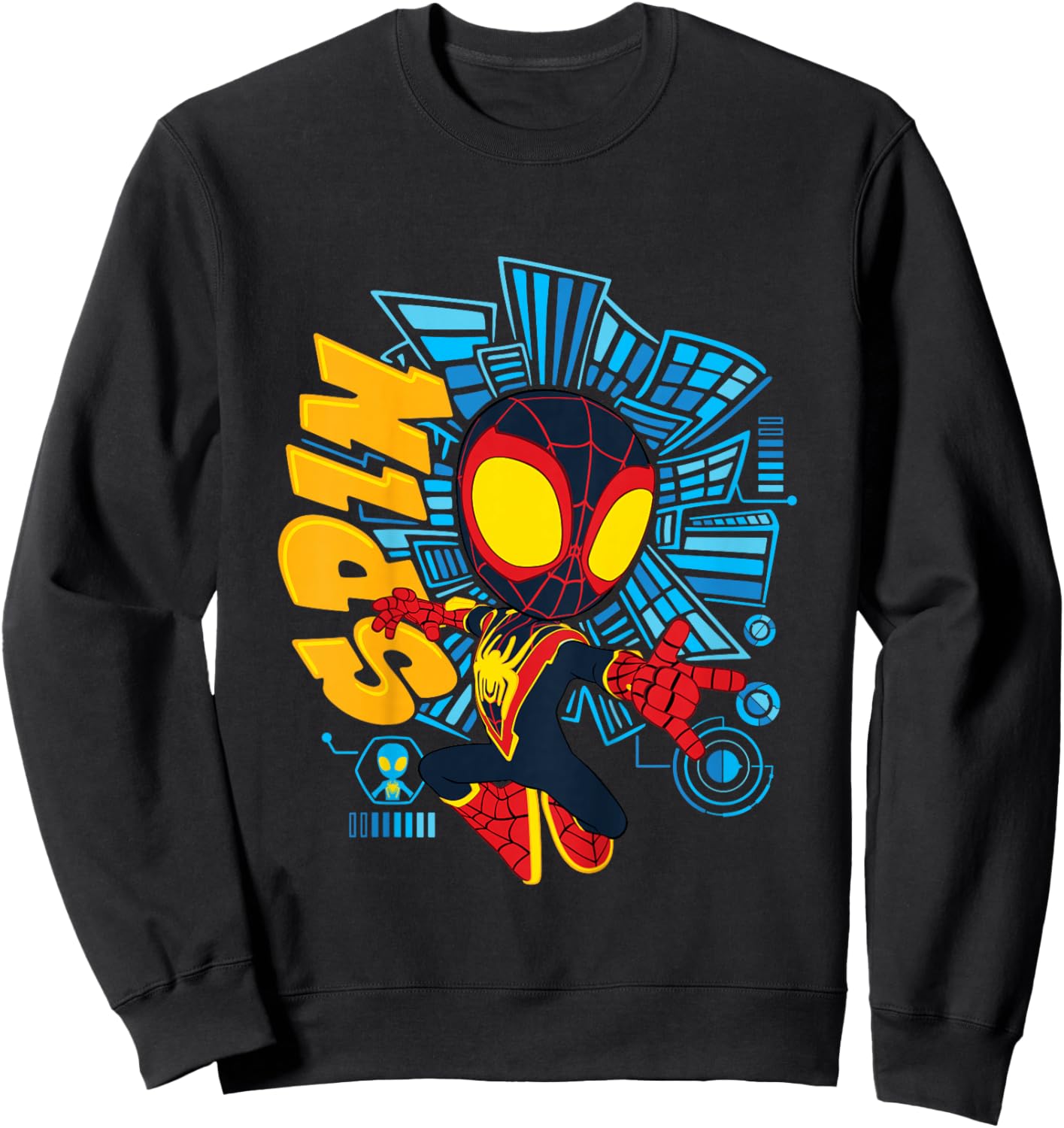Marvel Spidey and His Amazing Friends Web-Spinners Spin Sweatshirt - Sweatshirt | Black