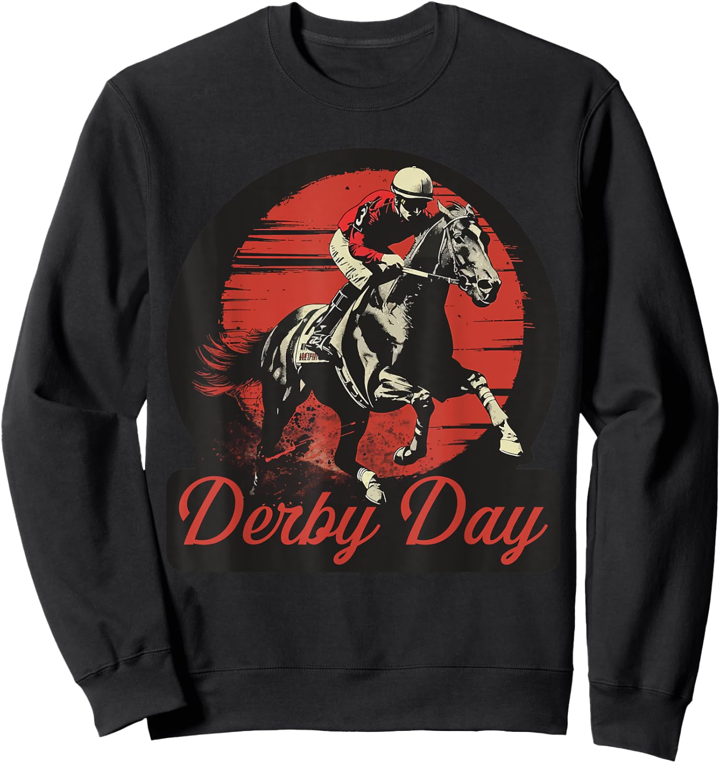 Elegant derby racing day KY Horse Racing Spectacle Sweatshirt - Sweatshirt | Black
