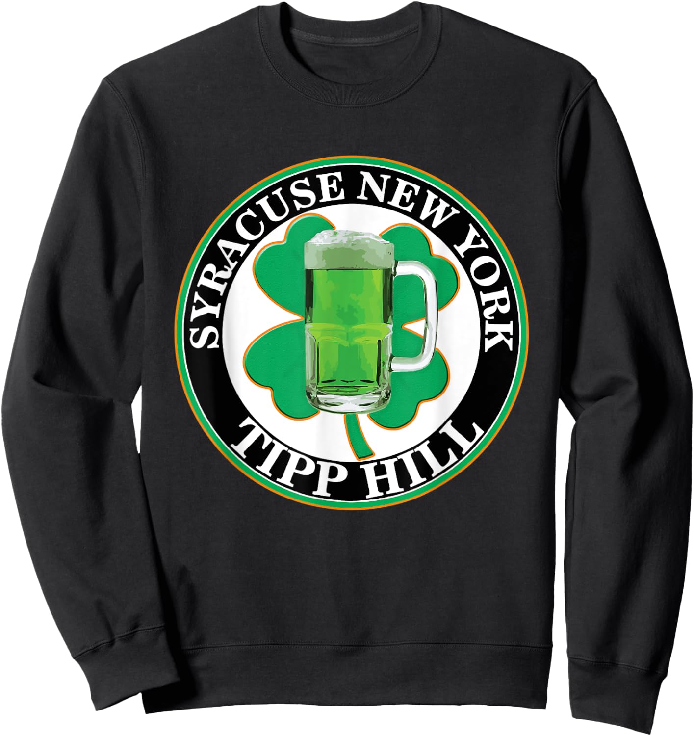Syracuse Tipp Hill Saint Patrick's Day Sweatshirt - Sweatshirt | Black