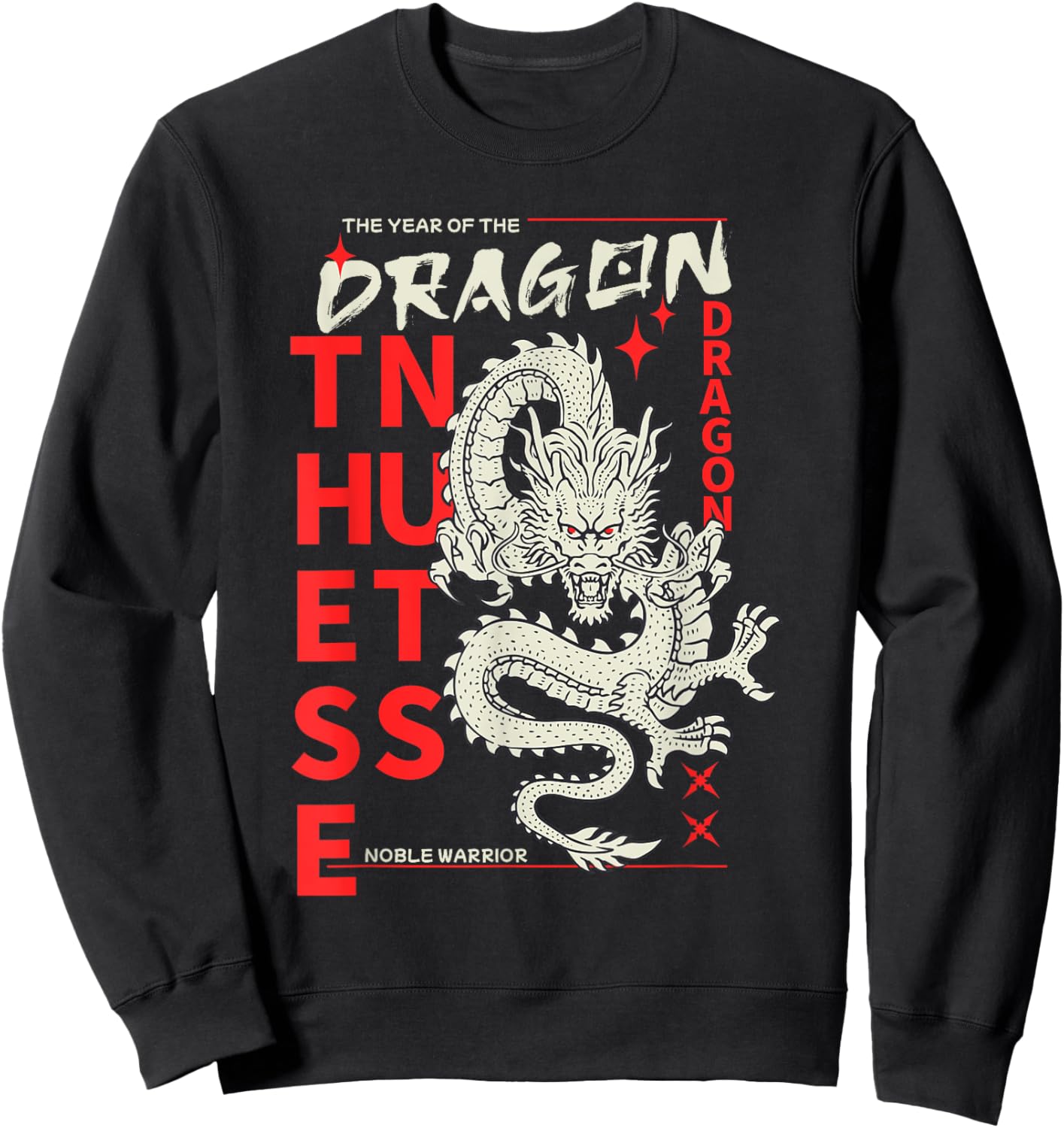 The Year Of The Dragon Funny Adult Humor Nuts Joke Birthday Sweatshirt - Sweatshirt | Black