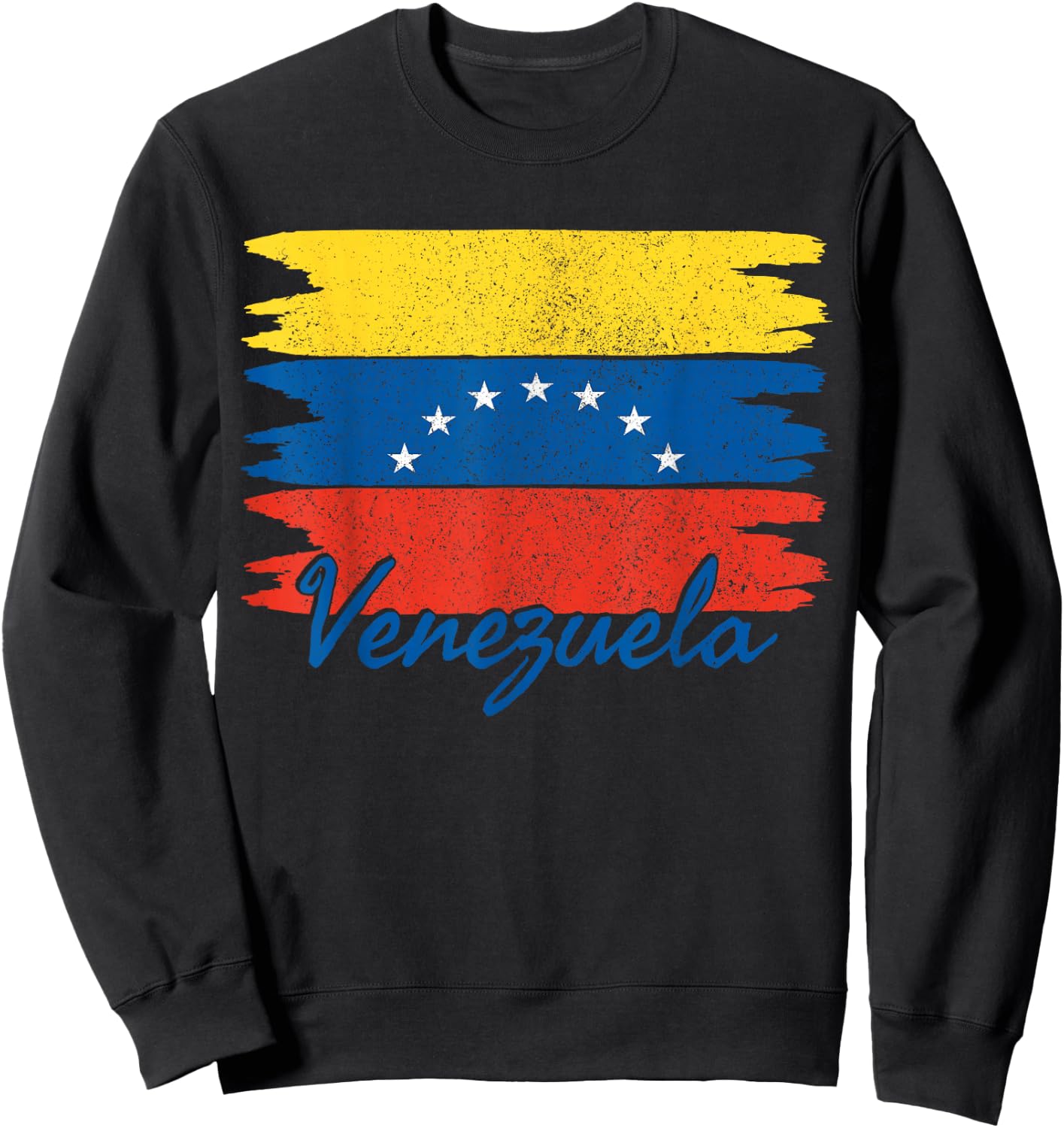 Venezuelan Pride Flag Sweatshirt - Sweatshirt | Black