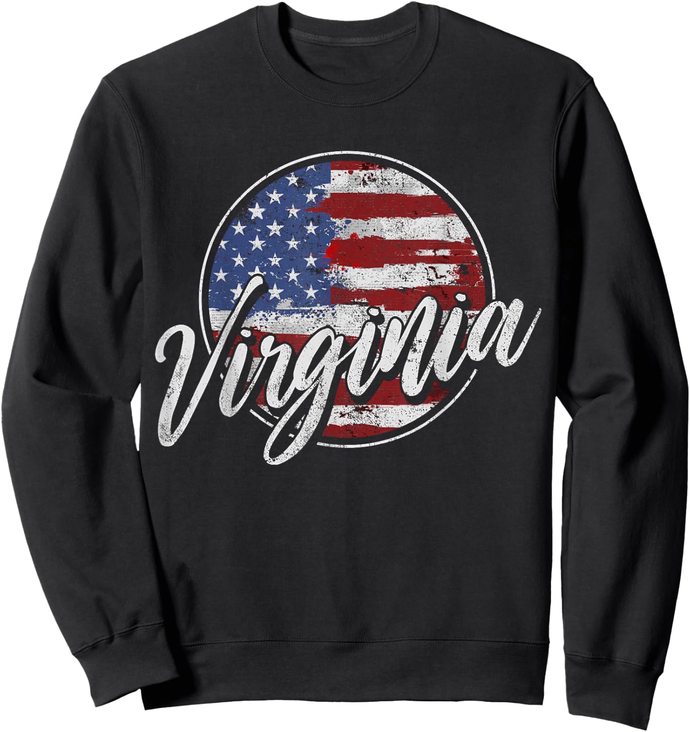 Virginia Vintage Sweatshirt - Sweatshirt | Black