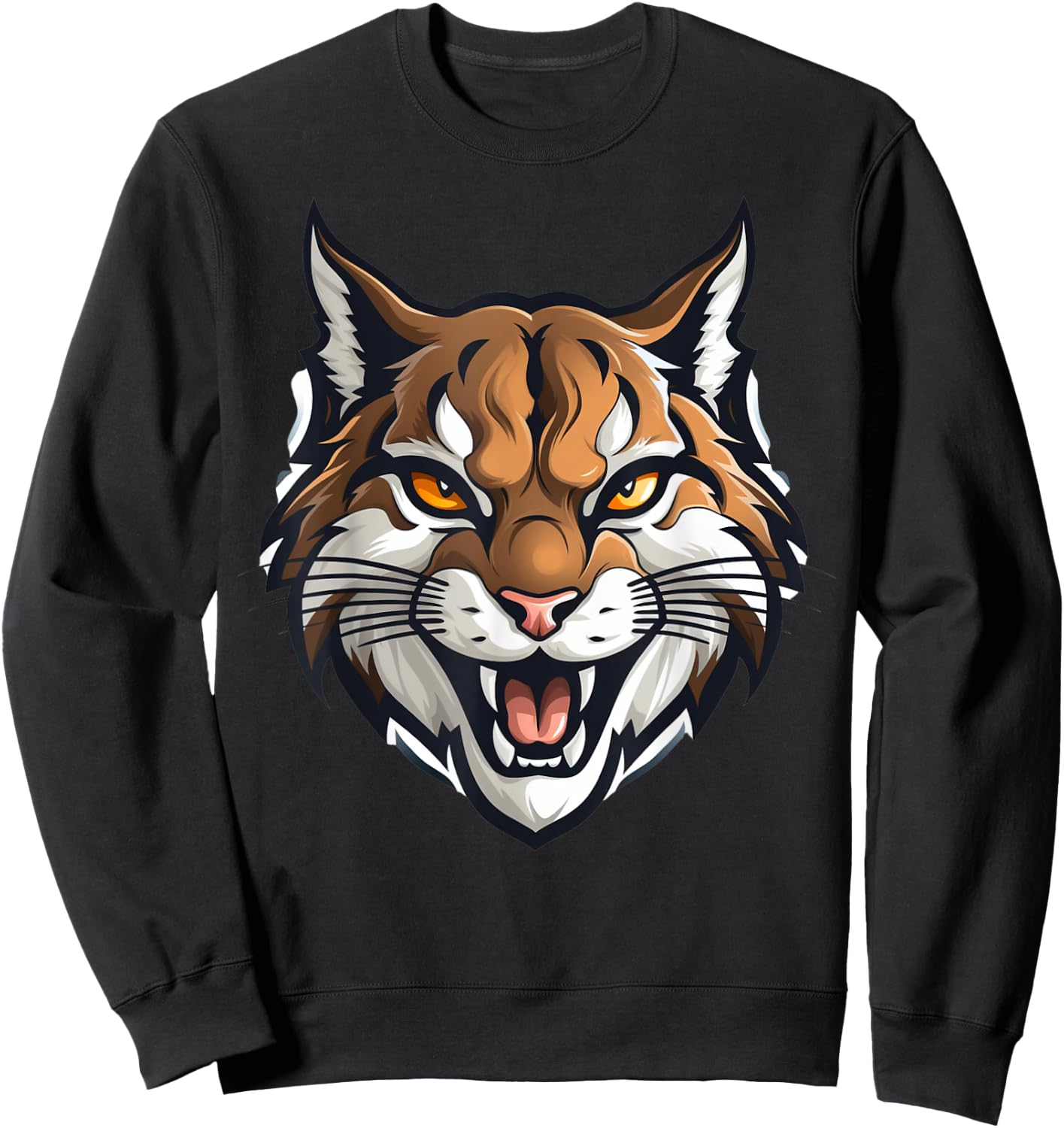 Bobcat Pride Mascot Football Game Day Sports Season Cheer Men Women Kids Sweatshirt - Sweatshirt | Black