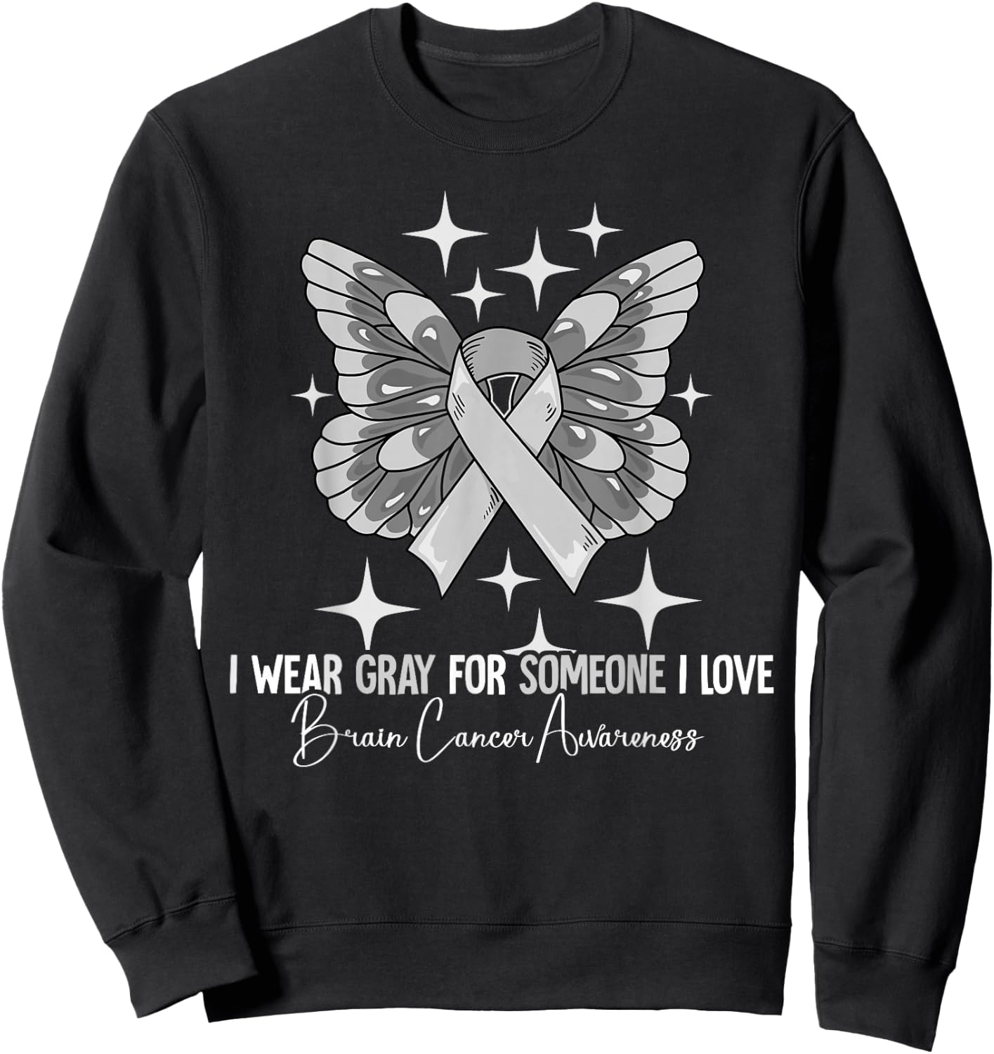 Brain Cancer Awareness Sweatshirt - Sweatshirt | Black