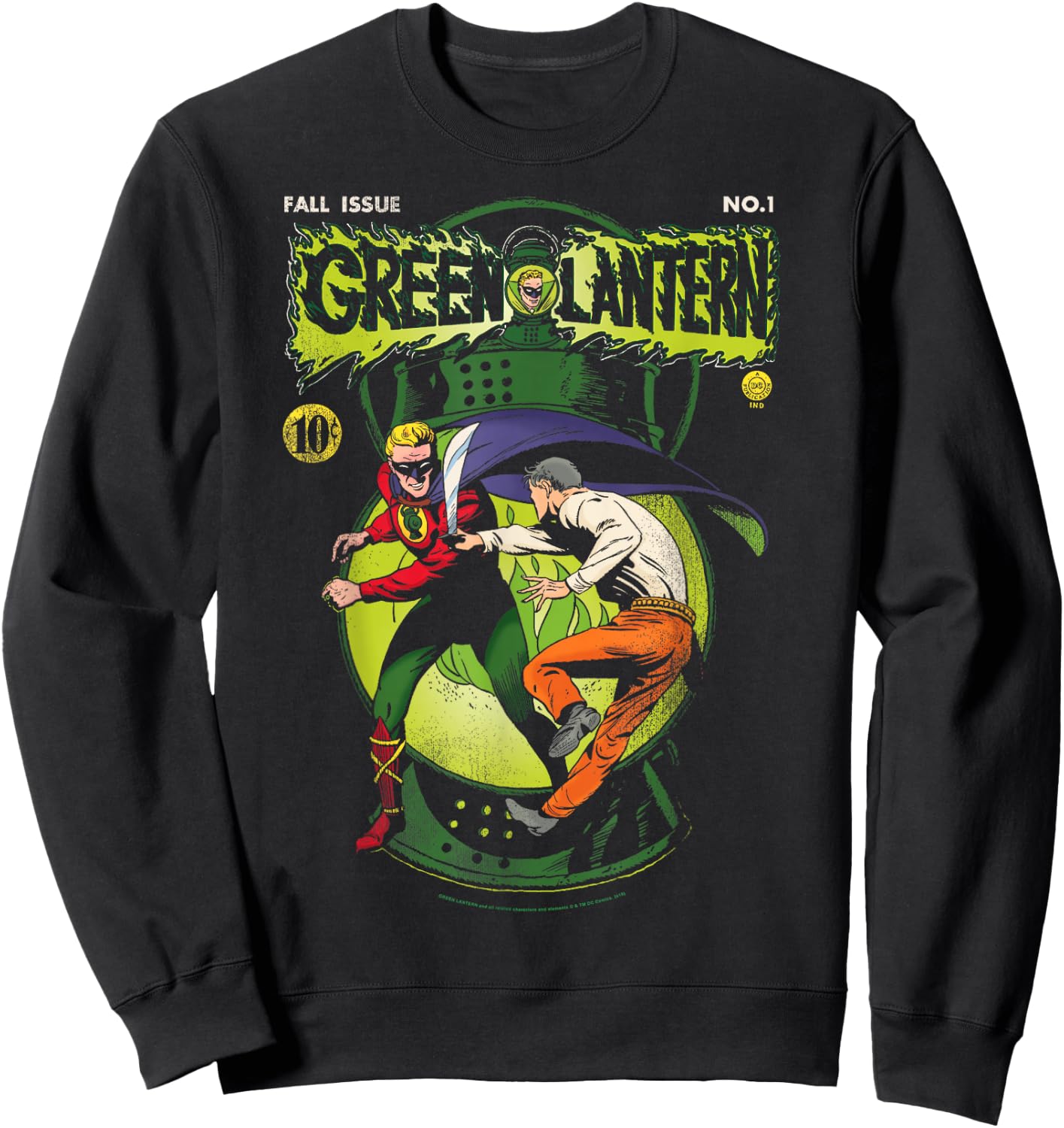 DC Comics The Green Lantern Issue No 1 Sweatshirt - Sweatshirt | Black