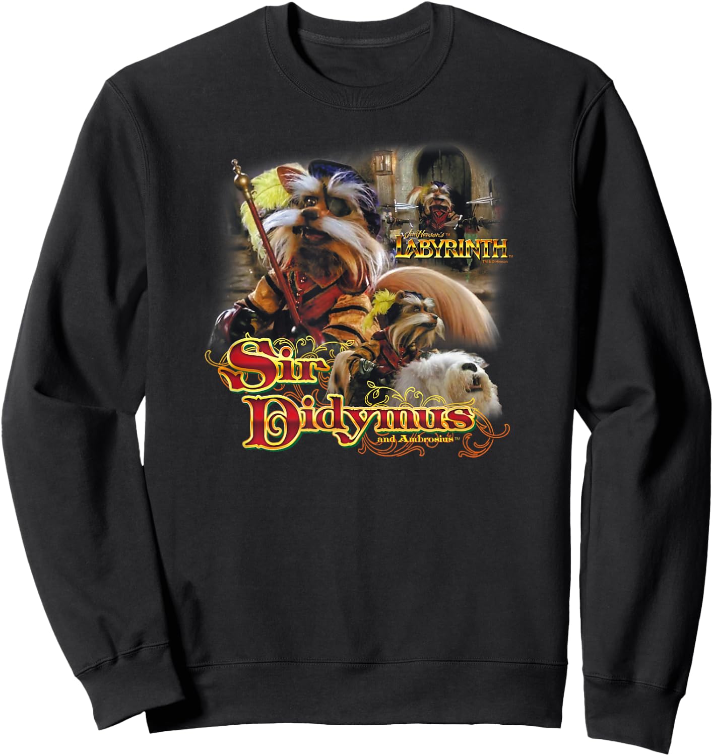 Labyrinth Sir Didymus Sweatshirt - Sweatshirt | Black