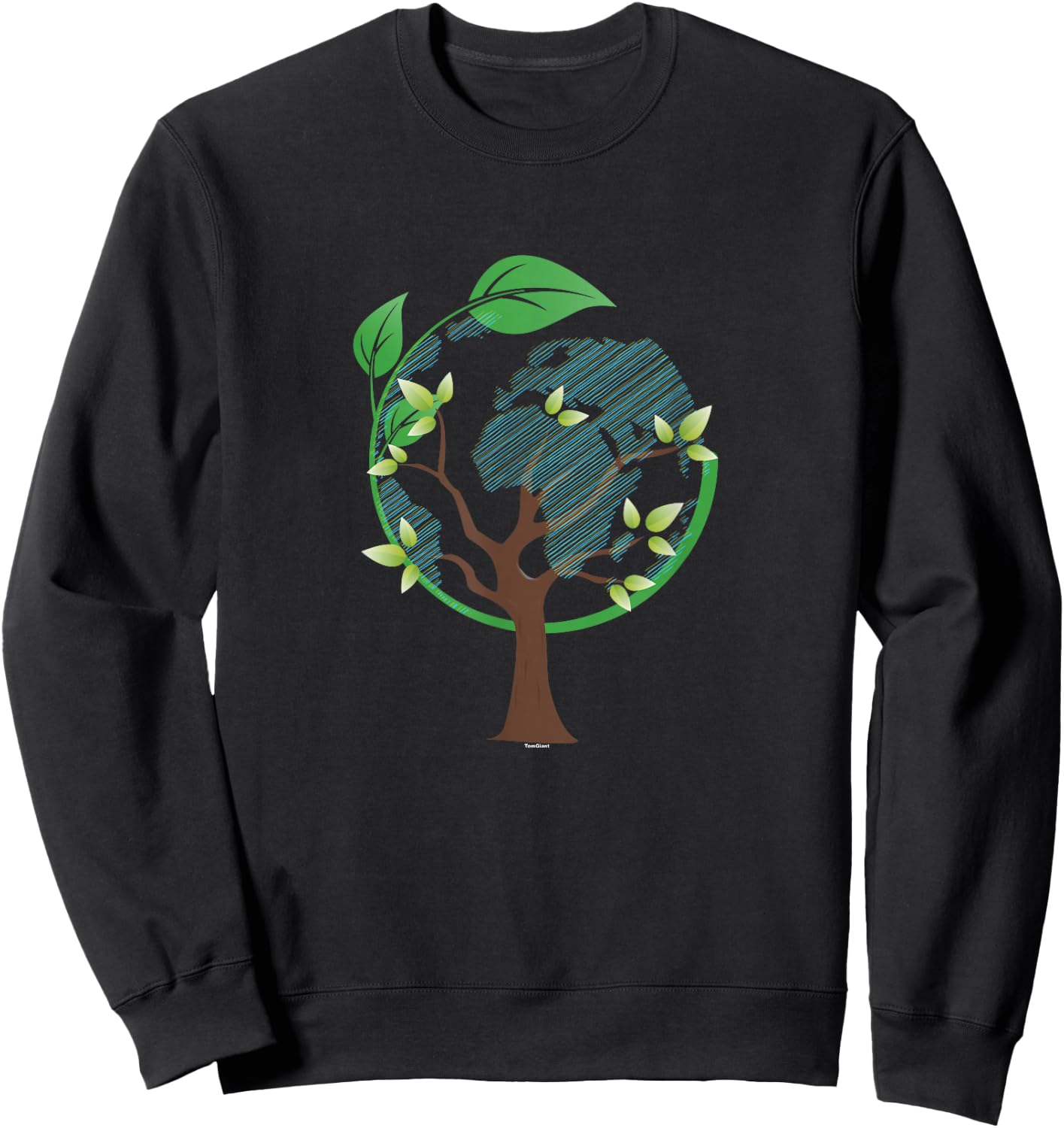 Earth Day Nature Lovers Conservationalist Ecologist Sweatshirt - Sweatshirt | Black