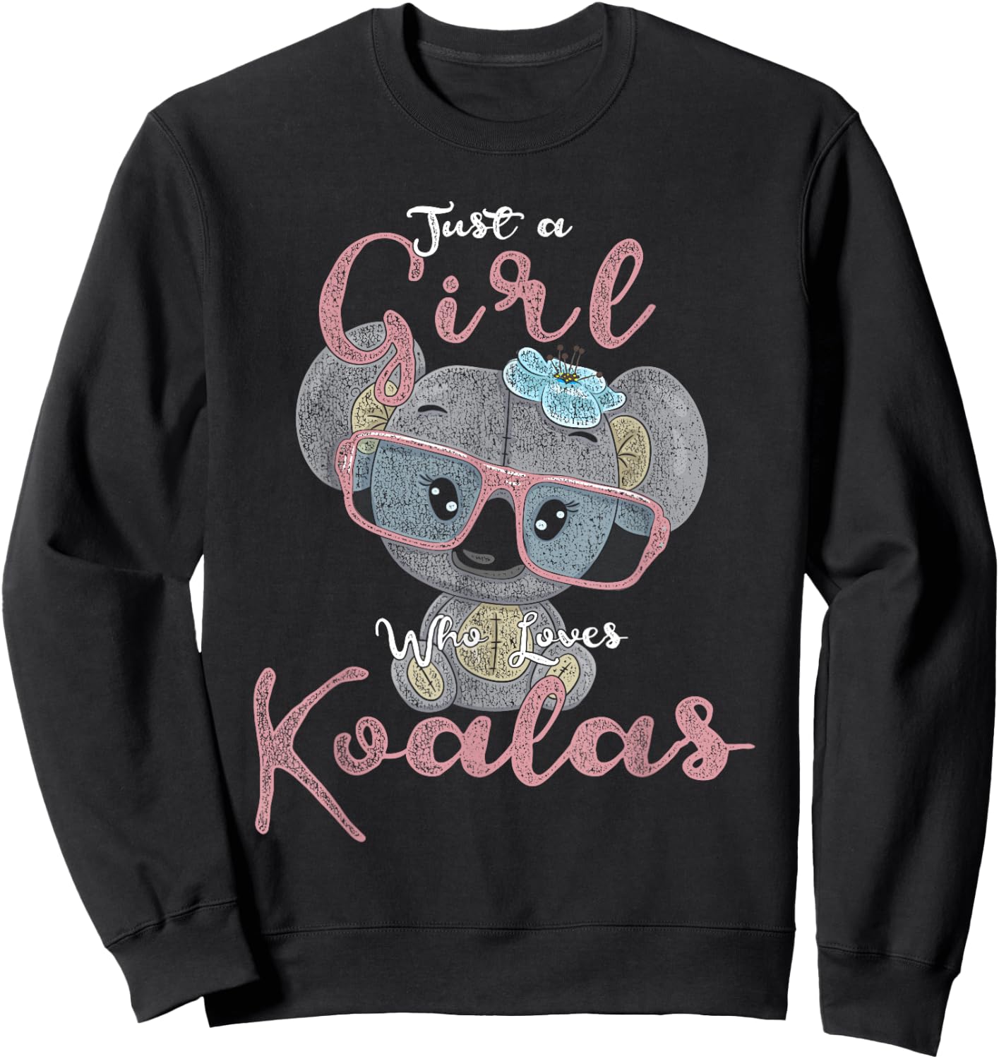 Just A Girl Who Loves Koala Sweatshirt - Sweatshirt | Black
