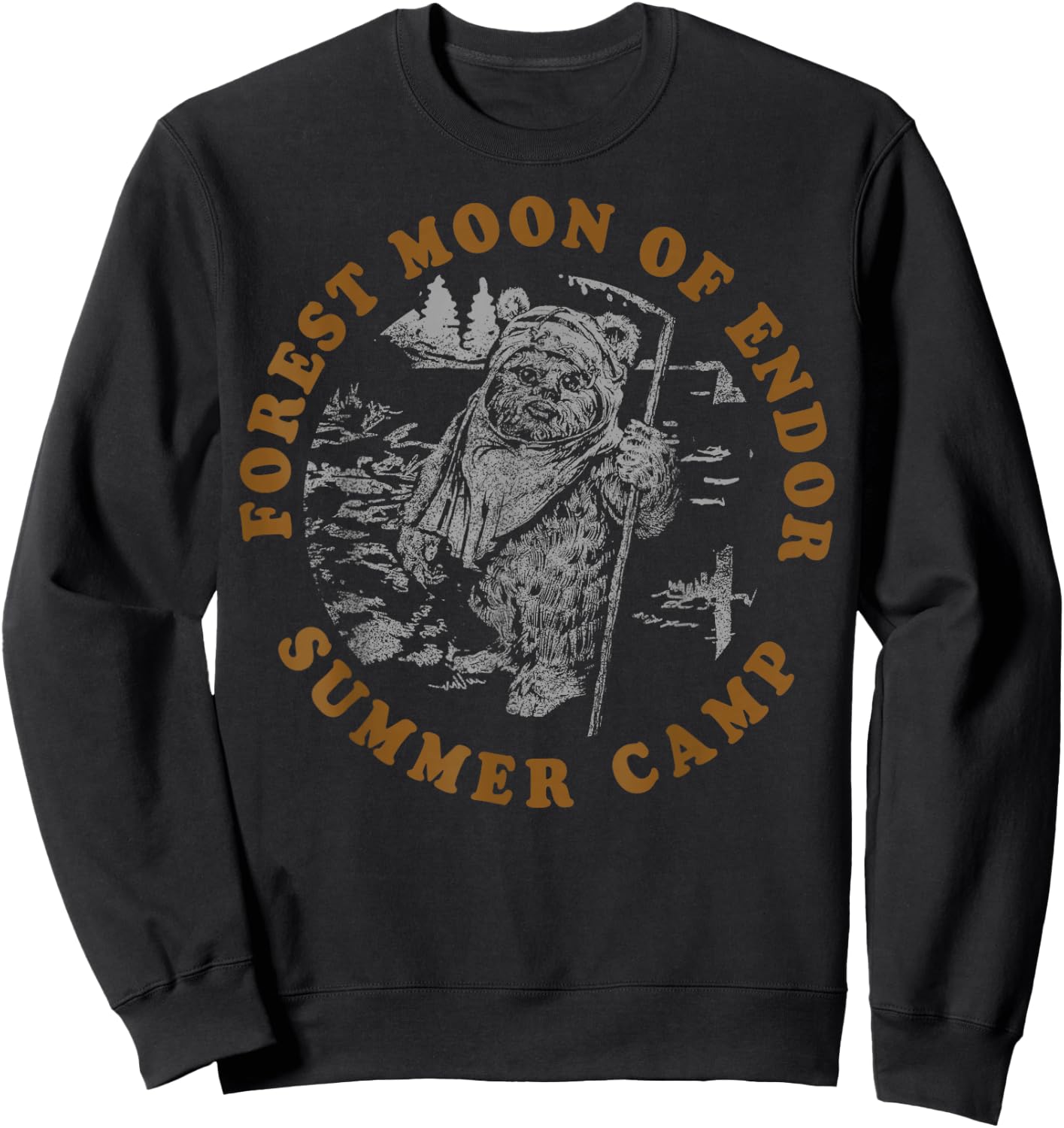 Star Wars Forest Moon Of Endor Summer Camp Sweatshirt - Sweatshirt | Black