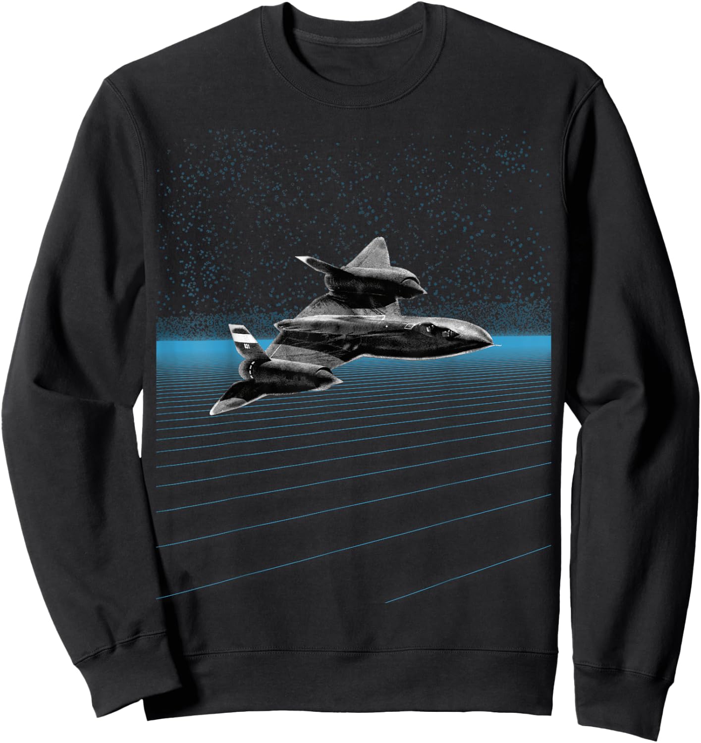 SR-71 Blackbird - Collectable Military Sweatshirt - Sweatshirt | Black