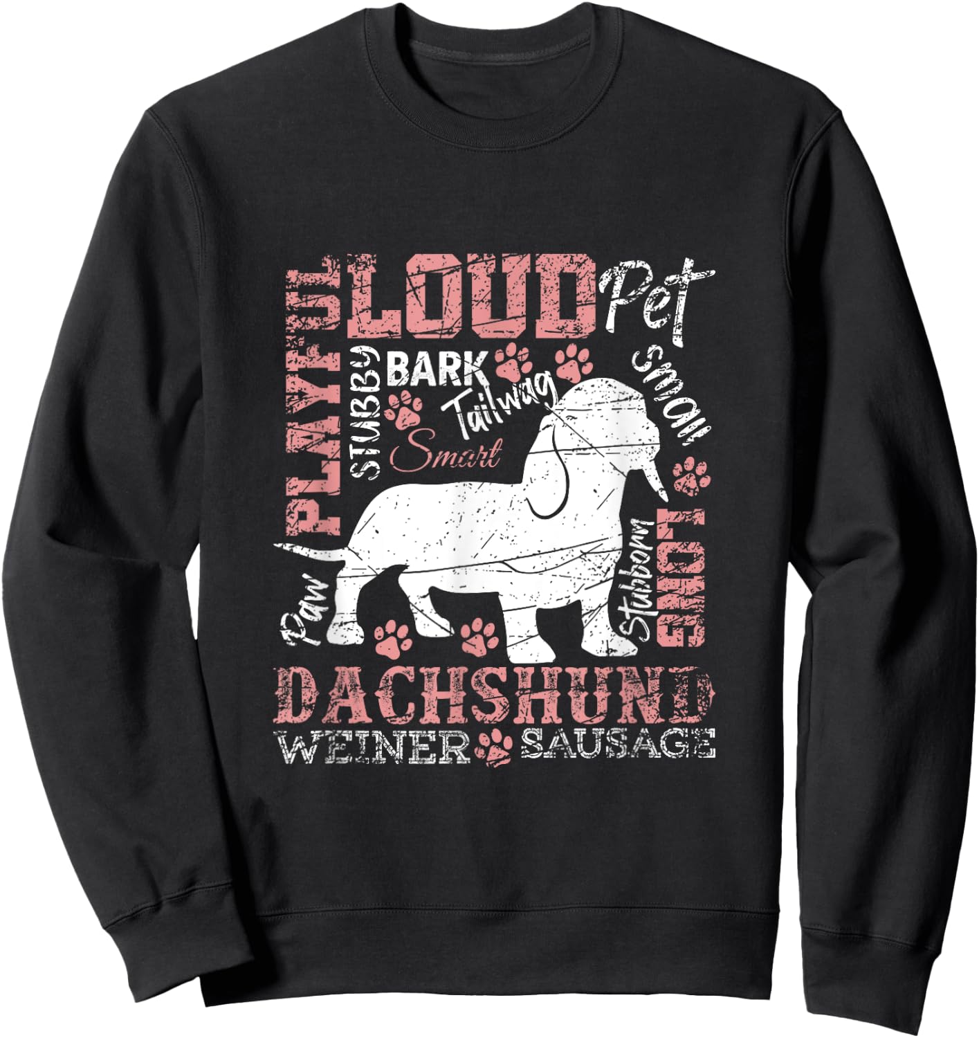 Animal & Gifts Dachshund Sweatshirt - Sweatshirt | Black