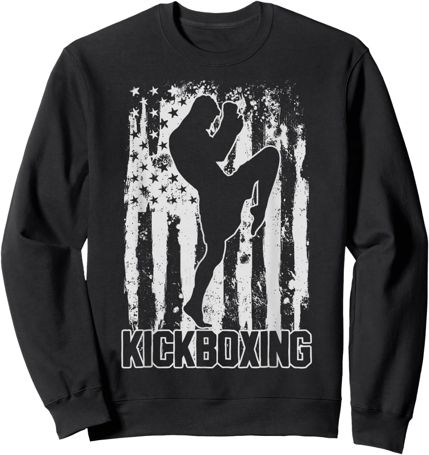 Kickboxing Kickboxer Gift Sweatshirt - Sweatshirt | Black