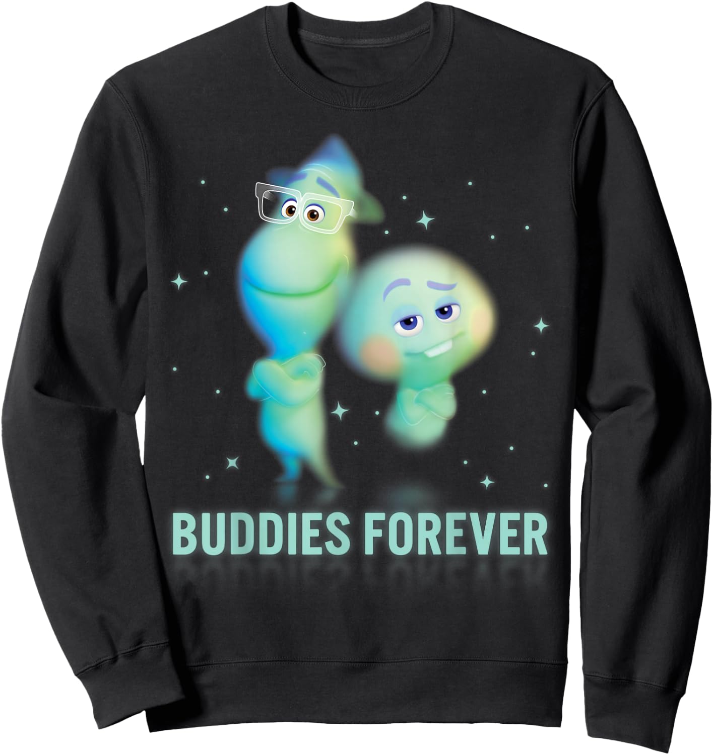 Disney Pixar Soul Buddies Forever Stars Friendship Pose Sweatshirt - Sweatshirt | Black
