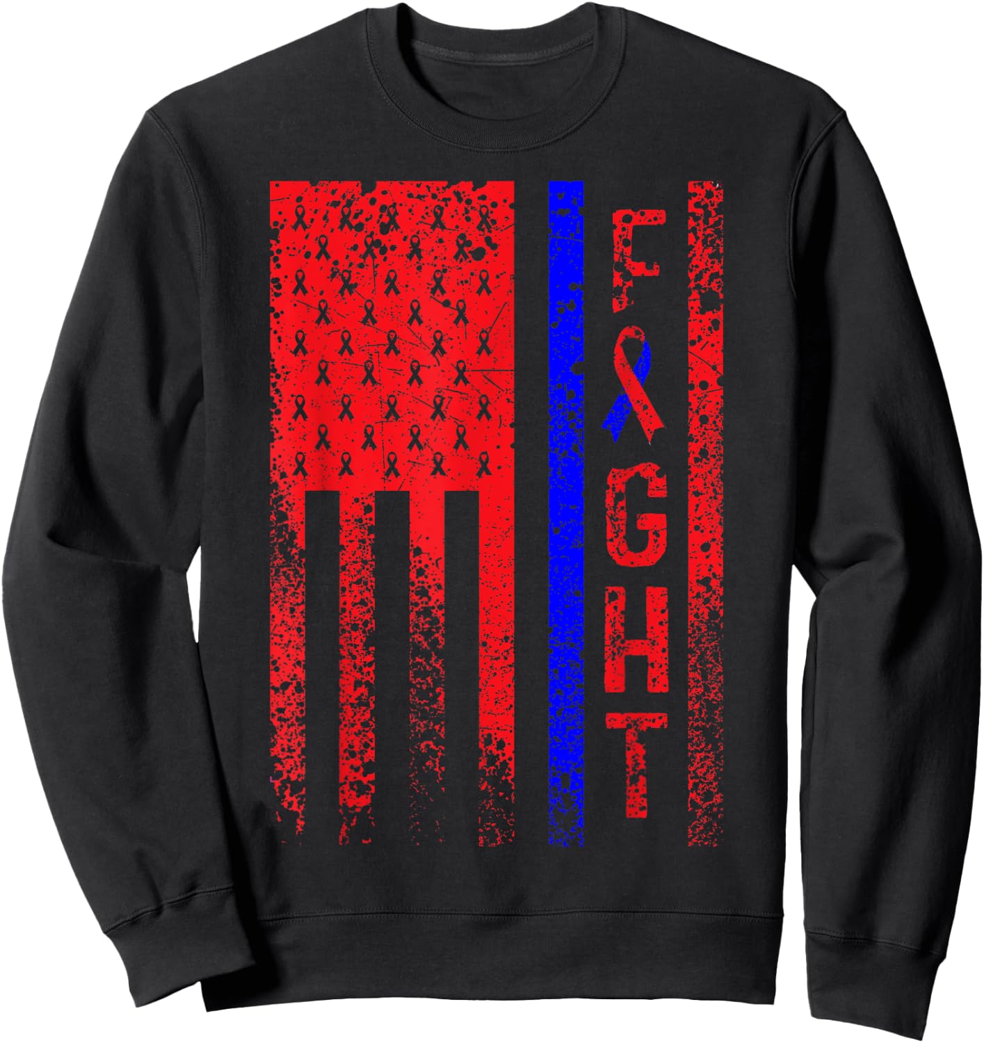 Fight Noonan Syndrome Awareness Sweatshirt - Sweatshirt | Black