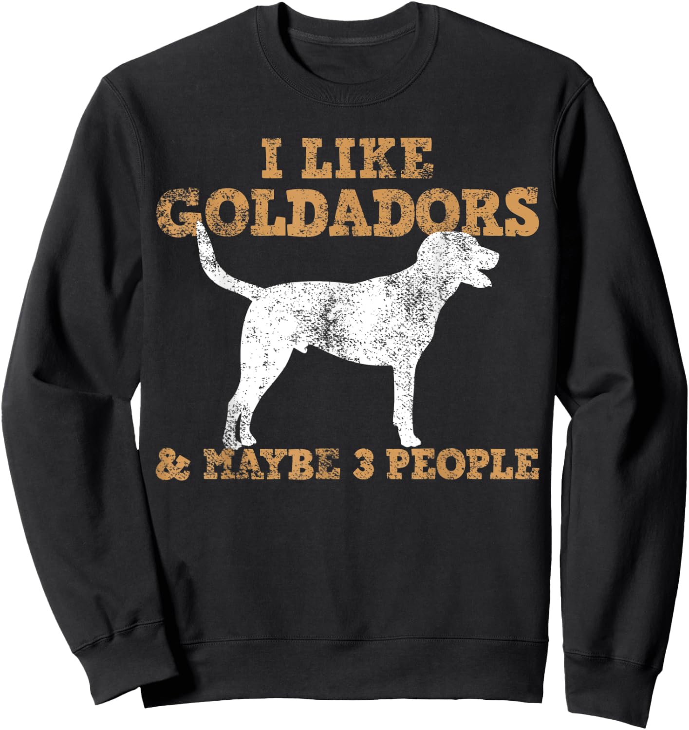 Goldador Labrador Sweatshirt - Sweatshirt | Black