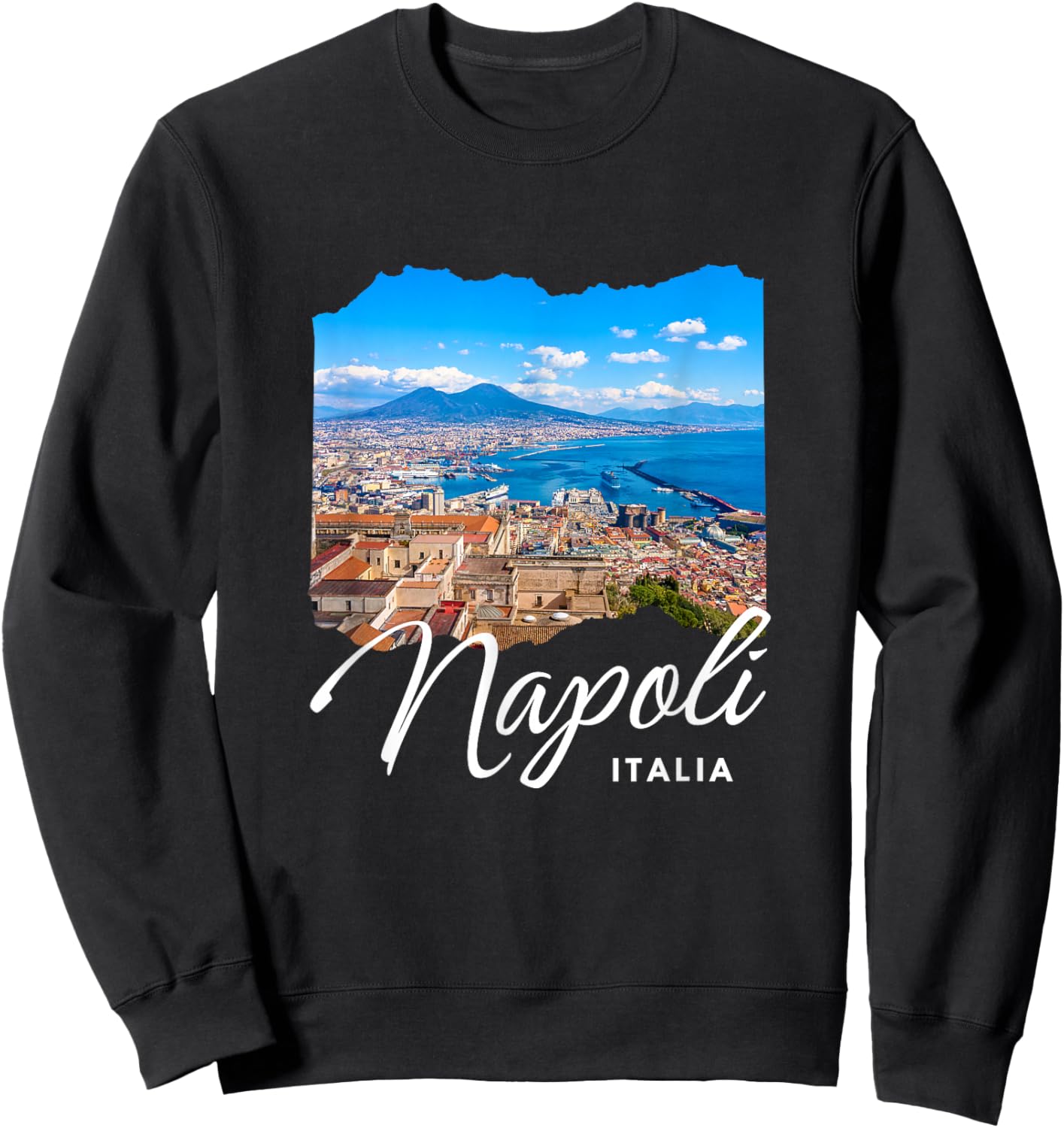 Napoli Italia / Naples Italy / Naples Sweatshirt - Sweatshirt | Black
