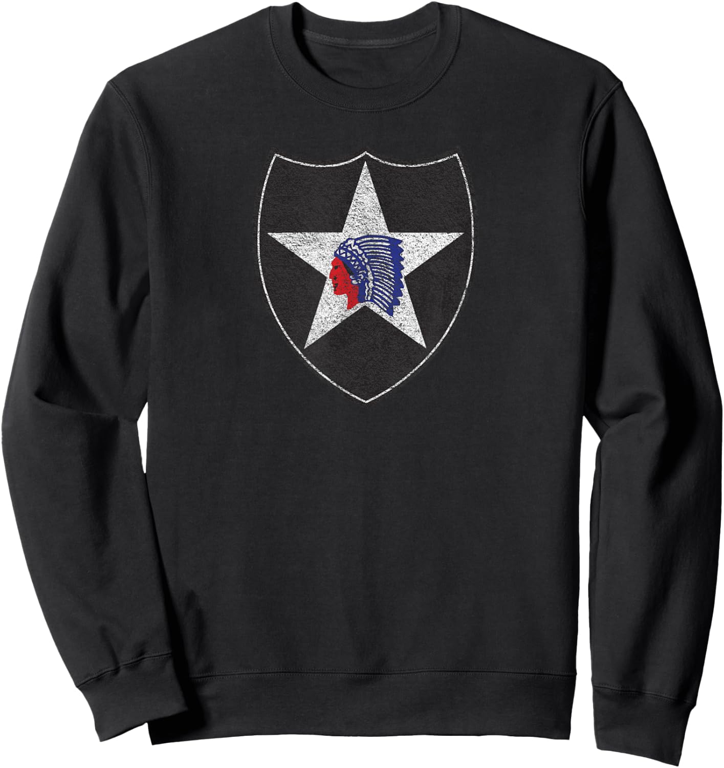 2ND Infantry Division Second Army Sweatshirt - Sweatshirt | Black