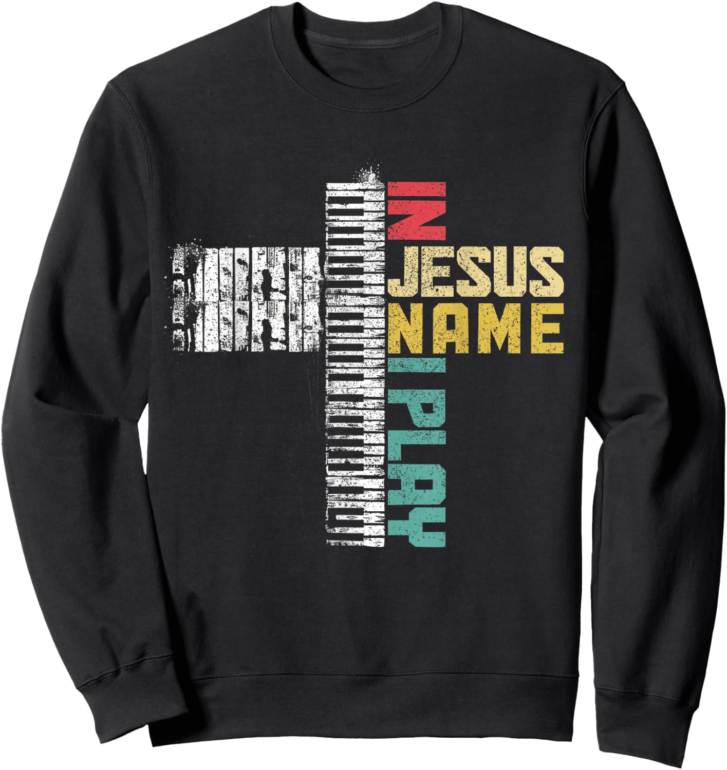 Piano Christian Faith Cross Classical Music Organ Pianist Sweatshirt - Sweatshirt | Black